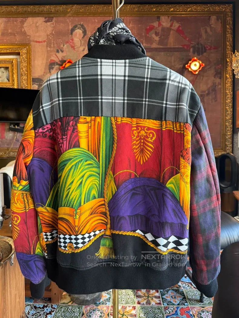 Versace Versace Printed cotton sweatshirt leopard jacket Size US XL / EU 56 / 4 - 4 Thumbnail