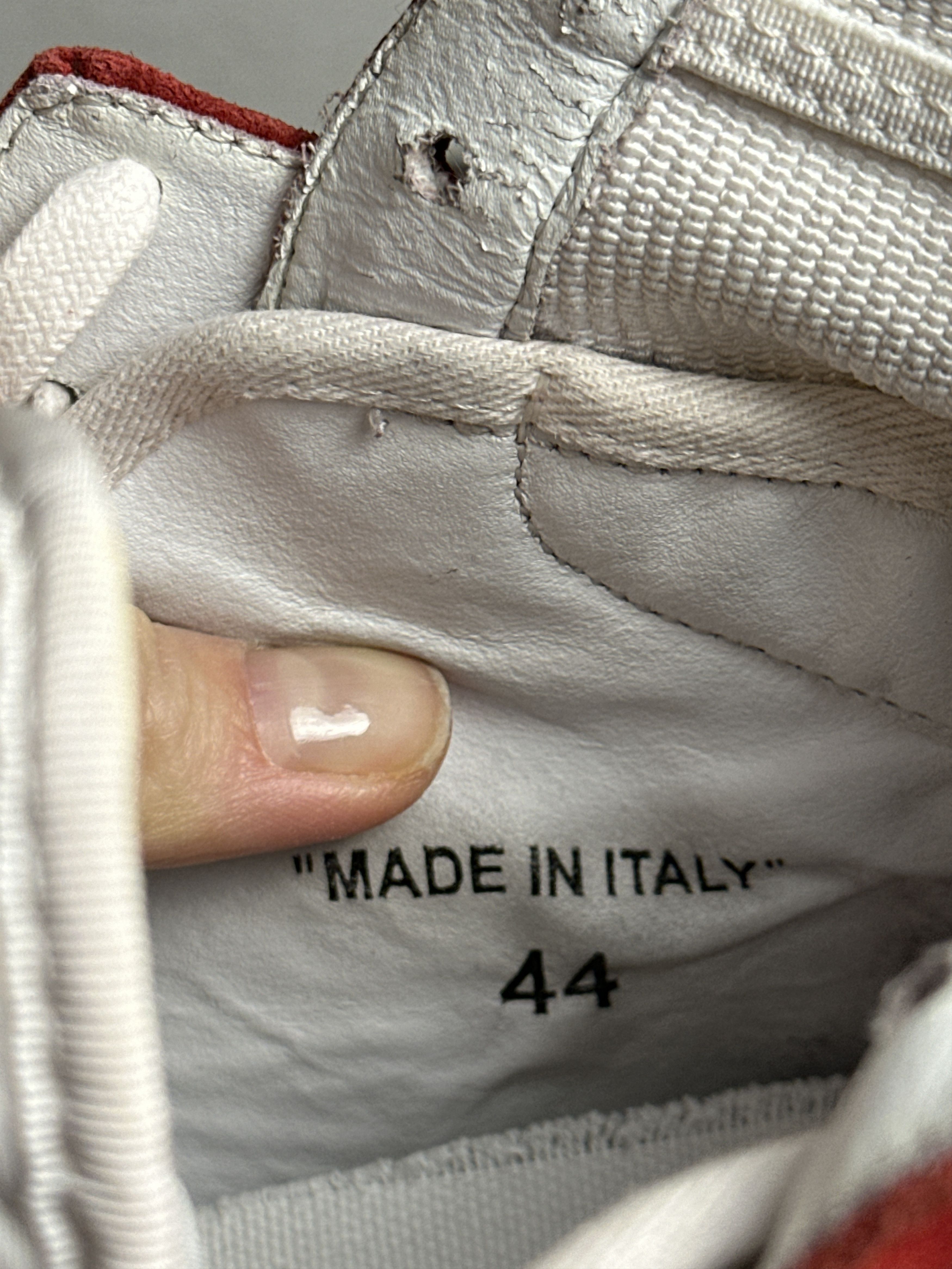 Off-White Off-White Off-Court 3.0 Red White Suede High-Top Shoes Size US 11 / EU 44 - 13 Thumbnail