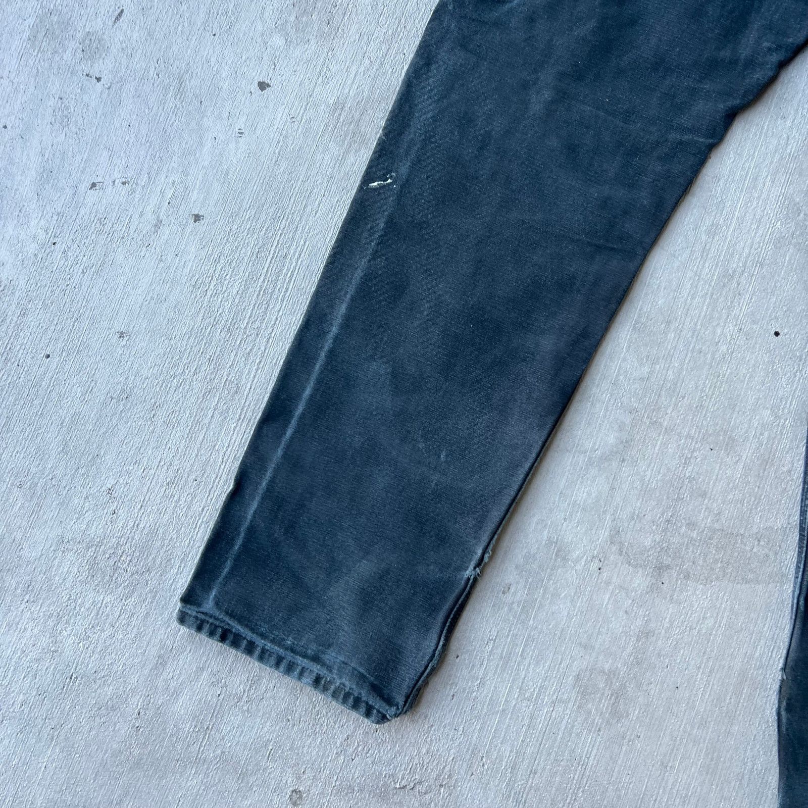 Carhartt × Vintage Carhartt faded black double knee work wear carpenter pants Size US 31 - 9 Thumbnail