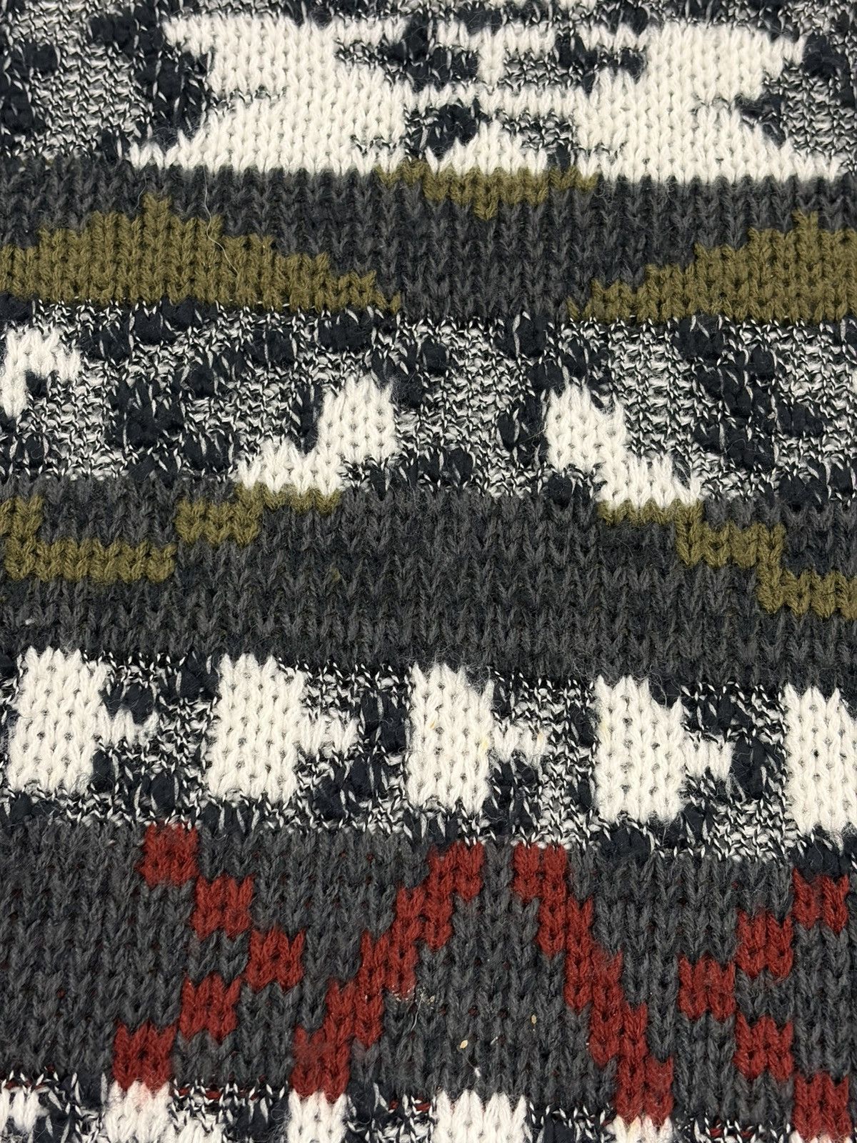 Saturdays NYC Vtg Saturdays Sweater Fair Isle Knit Crewneck Geometric 90s Size US M / EU 48-50 / 2 - 2 Thumbnail