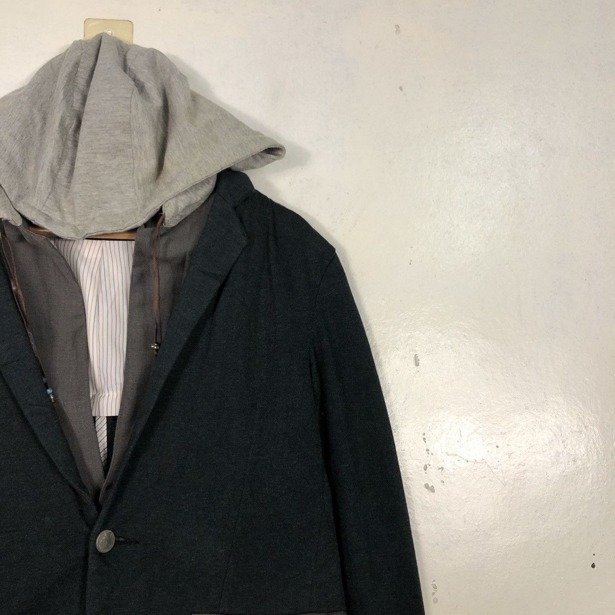 Japanese Brand Biker Double Layer Jacket BrthBreath Punk Style Number Nine Size US M / EU 48-50 / 2 - 8 Thumbnail