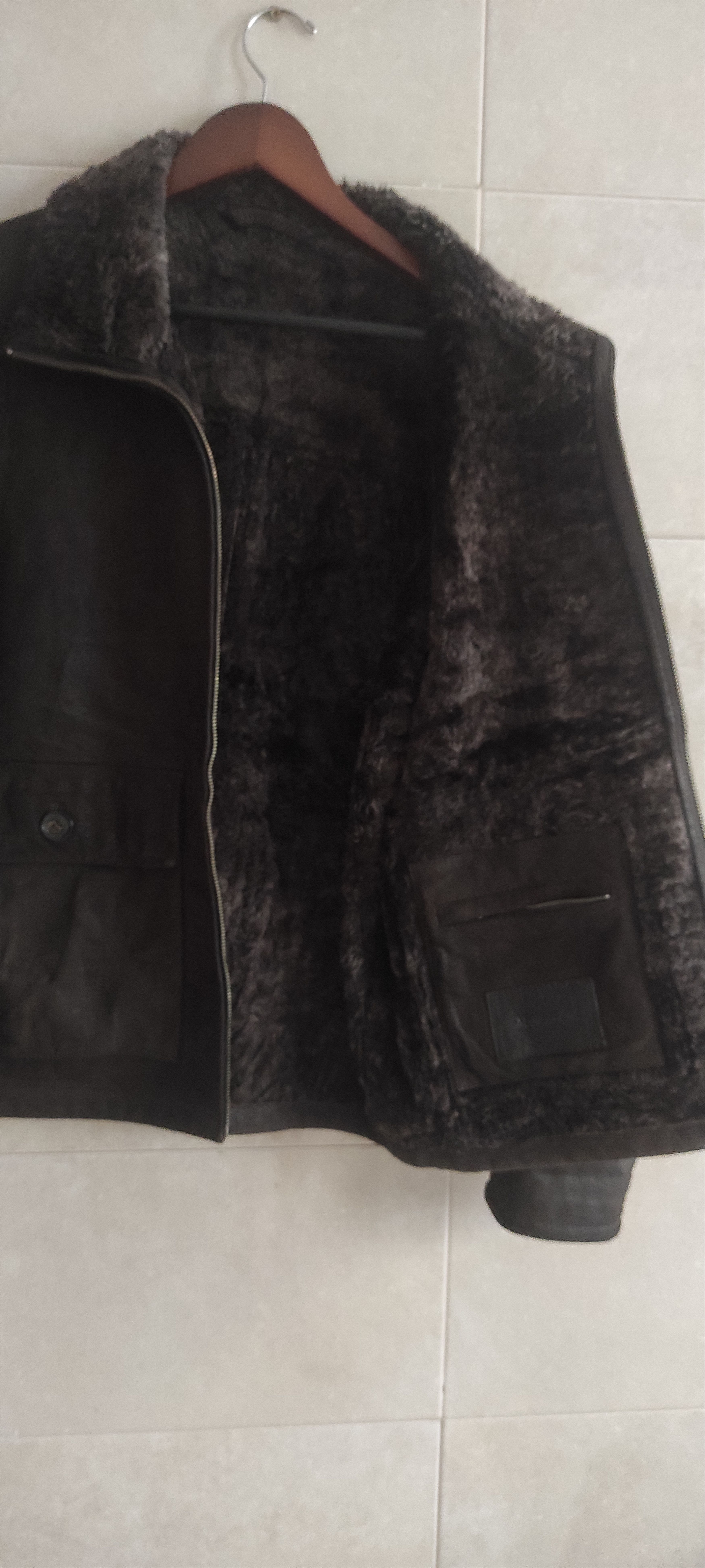 Massimo Dutti Massimo Dutti Suede Shearling Leather Men's Jacket Size M Size US M / EU 48-50 / 2 - 16 Thumbnail
