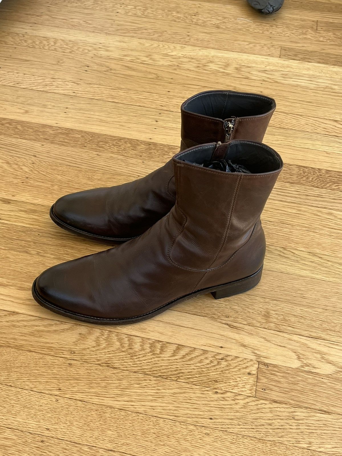 To Boot New York 11.5 | Belvedere Dark Brown Zip Boot | To Boot New York Size US 11.5 / EU 44-45 - 10 Thumbnail