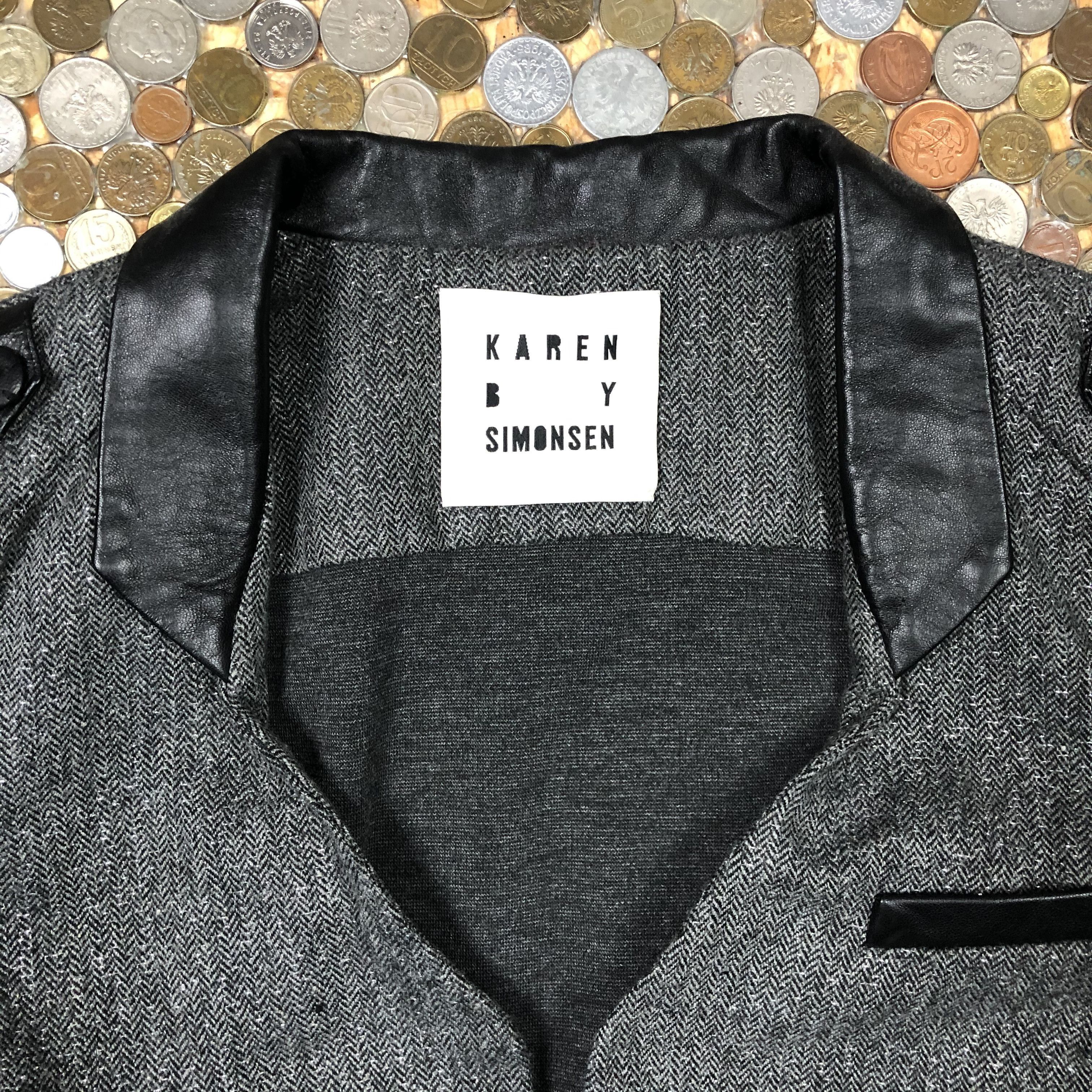Vintage Karen By Simonsen blazer light jacket Size L / US 10 / IT 46 - 2 Thumbnail