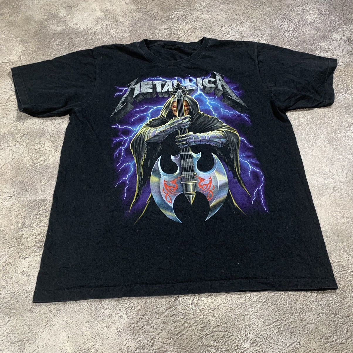 Band Tees VINTAGE Y2K BAND TEE METALLICA SKULLS DEAD FACE HORROR 90s Size US XL / EU 56 / 4 - 2 Thumbnail