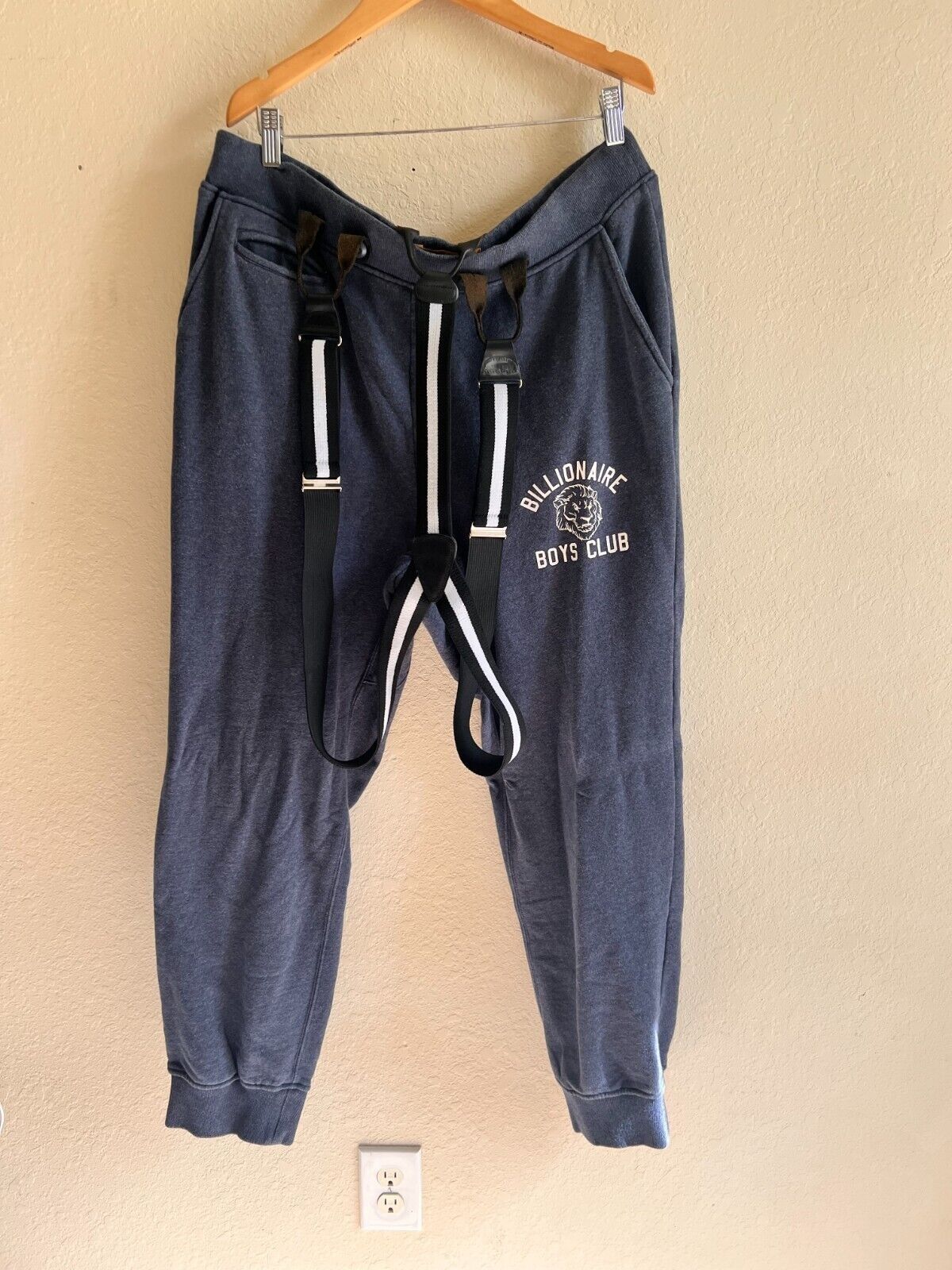Billionaire Boys Club Billionaire Boys Club Sweatpants Blue XL Size US 41 - 1 Thumbnail