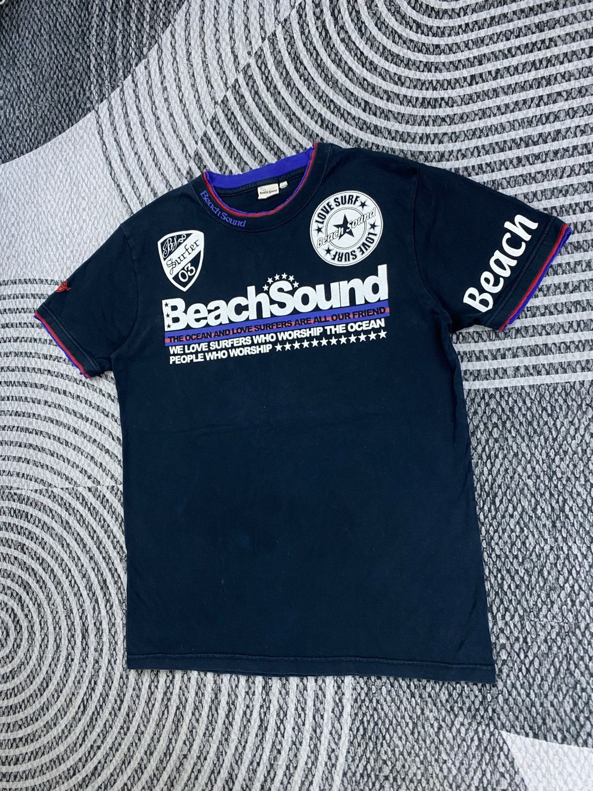 Other Vintage Beach Sound Big Logo Men Fashion Shirt Size US M / EU 48-50 / 2 - 4 Thumbnail