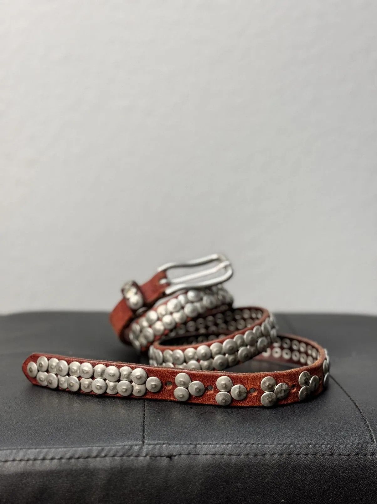 Hysteric Glamour × If Six Was Nine × Vintage VINTAGE PYTHON GOTHIC LEATHER BELT RICK OWENS STYLE Size ONE SIZE - 2 Thumbnail