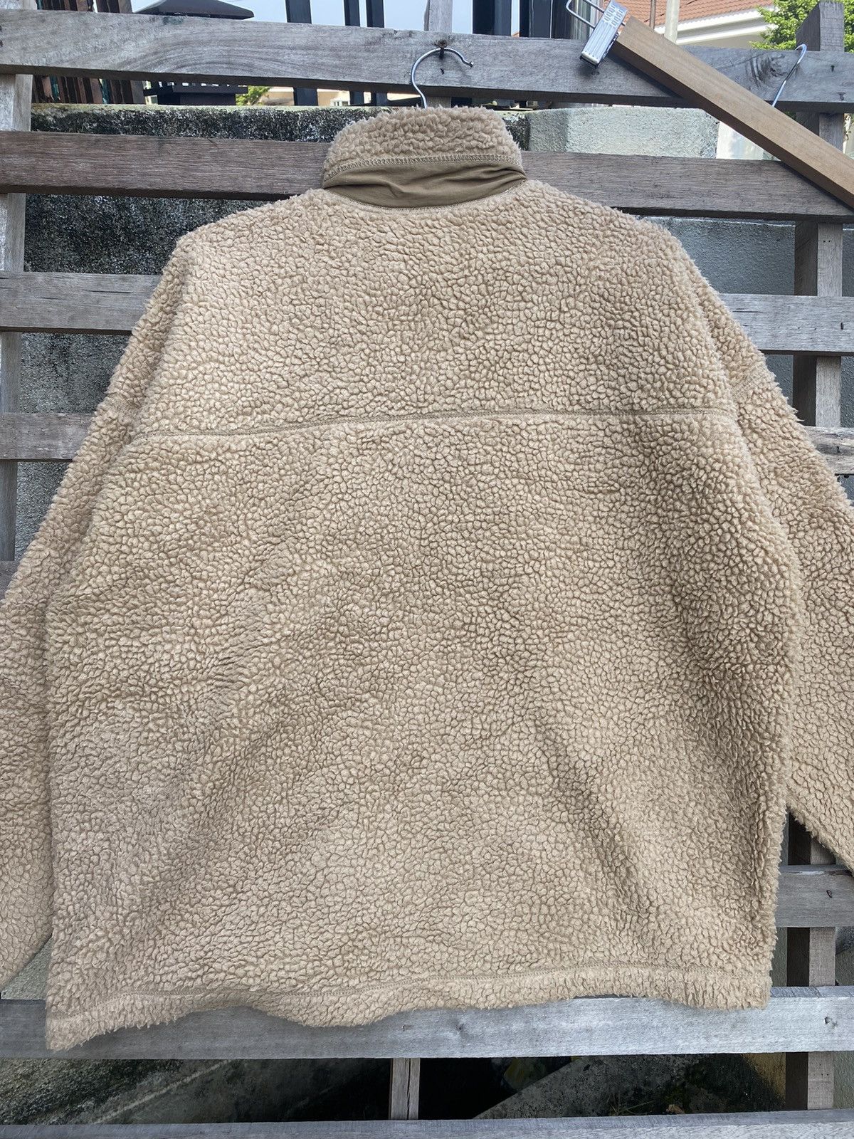 GU × Japanese Brand × Vintage GU Baggy Jacket Retro X Deep Pile Sherpa Size US L / EU 52-54 / 3 - 6 Thumbnail