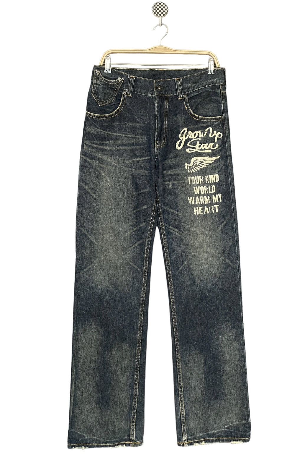 Japanese Brand × Vintage Vintage Japanese Brand Jeans 2000s Size US 32 / EU 48 - 3 Thumbnail