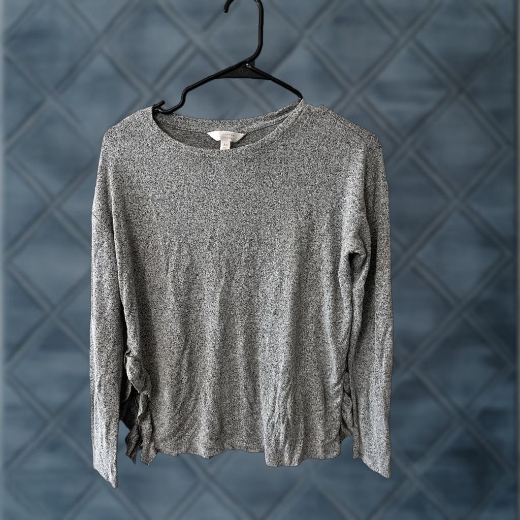 Vintage Lauren Conrad Shirt Women’s XS Grey Long Sleeve Crew Neck Size XS / US 0-2 / IT 36-38 - 1 Thumbnail