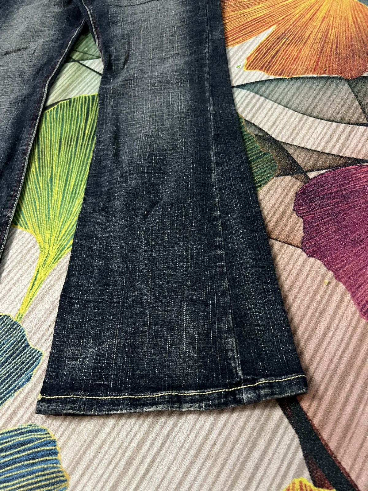 Japanese Brand 💥BCBG SKULL BACKLE BACK FLARE JEAN🔥 Size US 35 - 5 Thumbnail