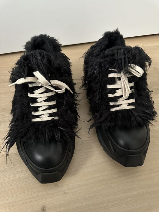 Rick Owens Rick Owens fur abstract low ramones 43 | Grailed