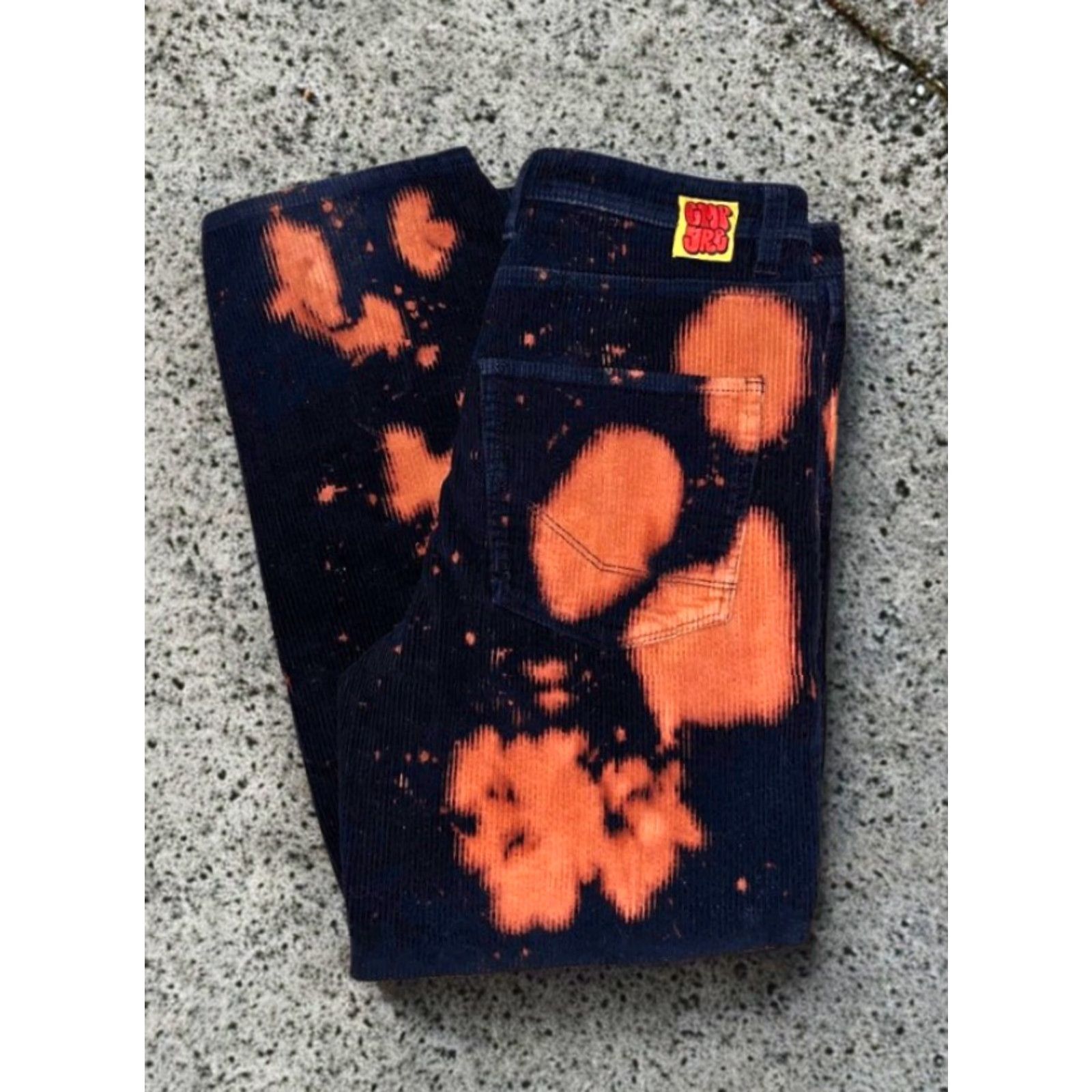 Empyre VINTAGE Empyre Loose Fit Skate Pants Mens 32x30 Black Corduroy Y2K Punk 5-Pocket Baggy Relaxed Hipster 90s Grunge Hip Hop Skater Pants Mens Size US 32 / EU 48 - 2 Thumbnail