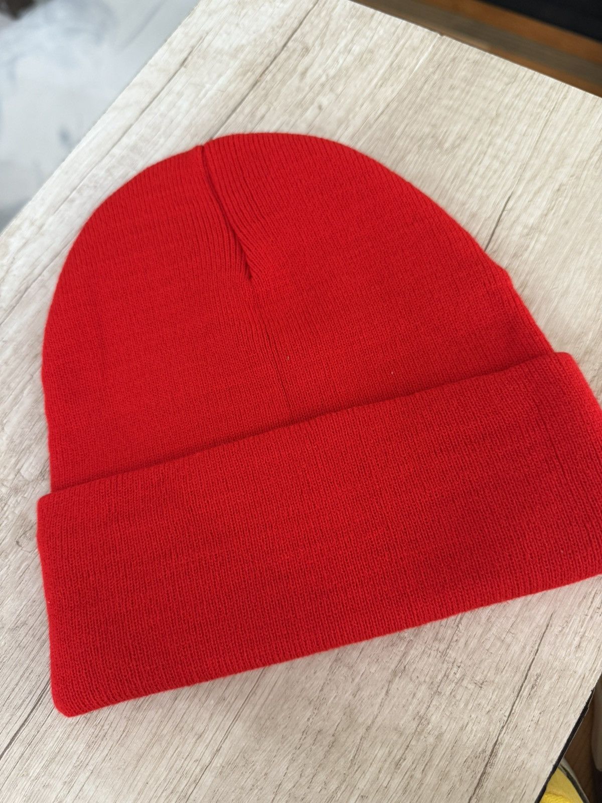 Chrome Hearts Chrome Hearts Logo Red Beanie Size ONE SIZE - 2 Thumbnail