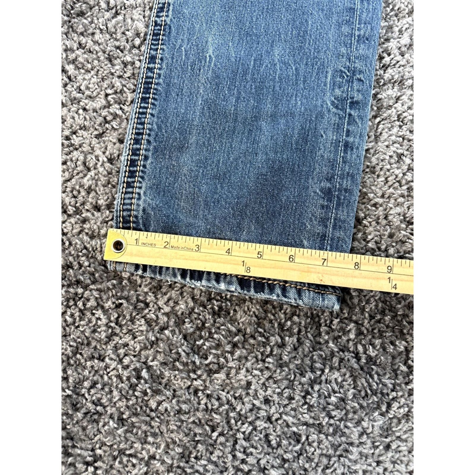 Express VINTAGE Express Jeans Mens 30x29 Bootcut Distressed Blue Denim 90s Grunge Mens Size US 30 / EU 46 - 3 Thumbnail
