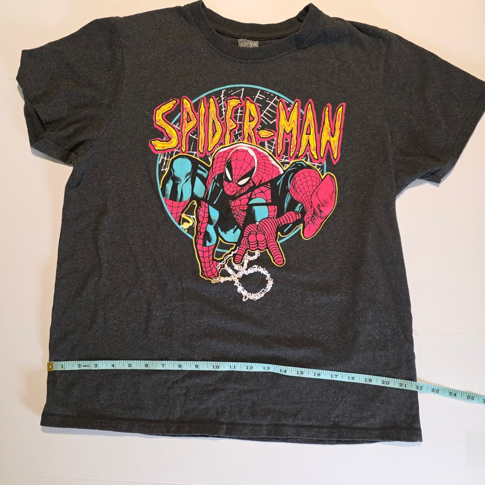 Marvel Comics Spider Man Shirt Mens XL Dark Gray Marvel Beyond Amazing Tee Size US XL / EU 56 / 4 - 5 Thumbnail