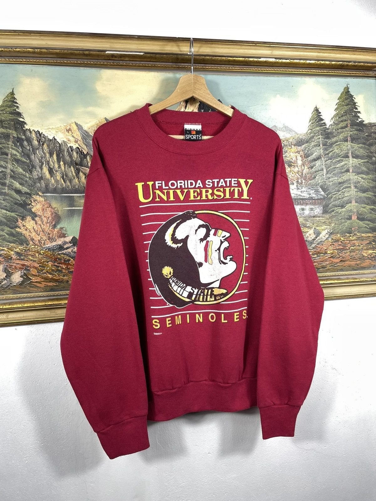 NFL × Vintage Washington Redskins Retro 90s Loose Boxy Crewneck NFL Size US L / EU 52-54 / 3 - 3 Thumbnail