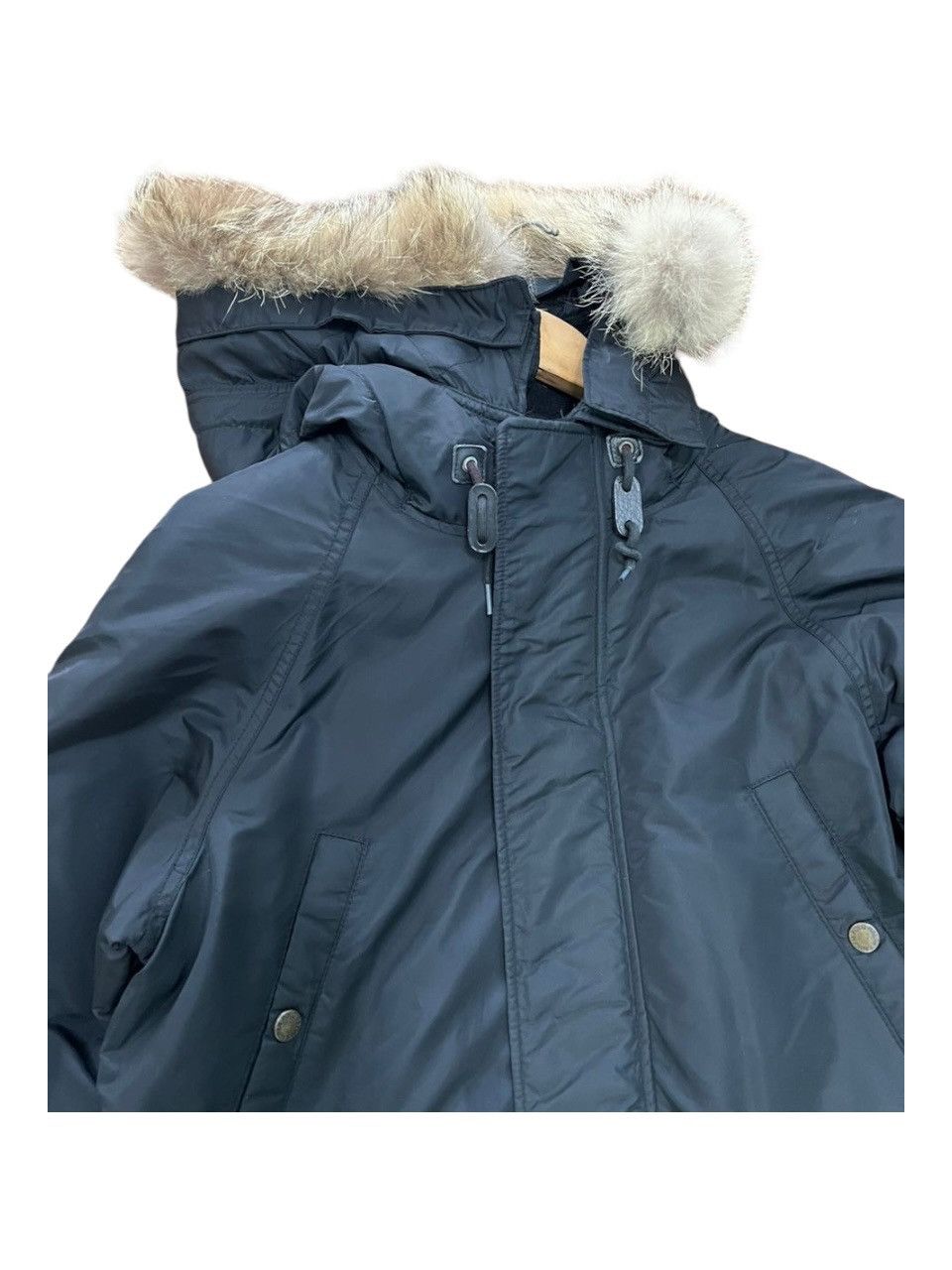 Polo Ralph Lauren Faux Fur Trimmed Parka Jacket Size US M / EU 48-50 / 2 - 6 Thumbnail