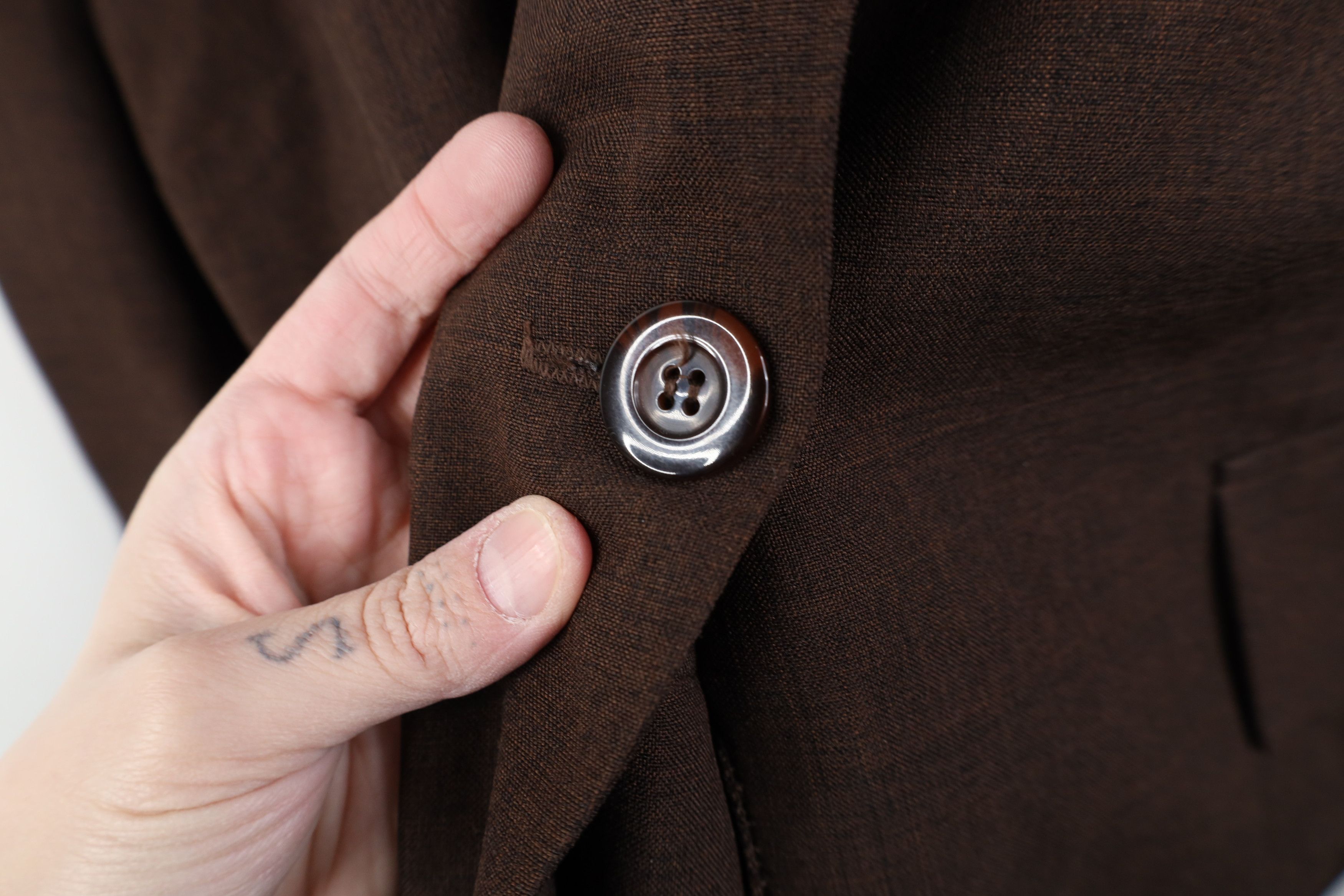 Vintage Vintage 70s 80s Streetwear Pocket Blazer Suit Jacket Brown Size XL / US 12-14 / IT 48-50 - 5 Thumbnail