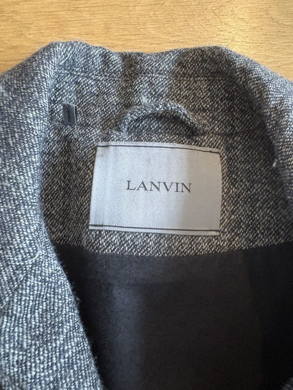 Lanvin Lanvin Checked Woven Jacket M Size US M / EU 48-50 / 2 - 2 Thumbnail