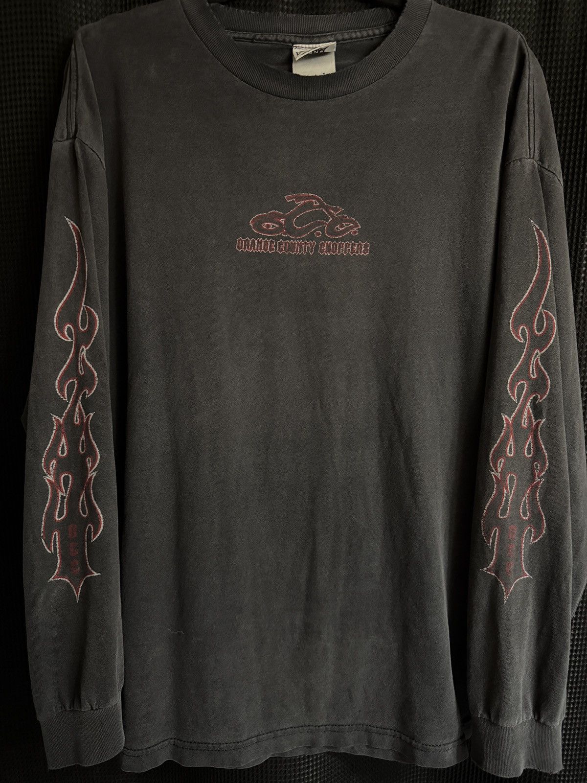 Vintage VINTAGE Orange County Choppers Faded LongSleeve Size US XL / EU 56 / 4 - 1 Thumbnail