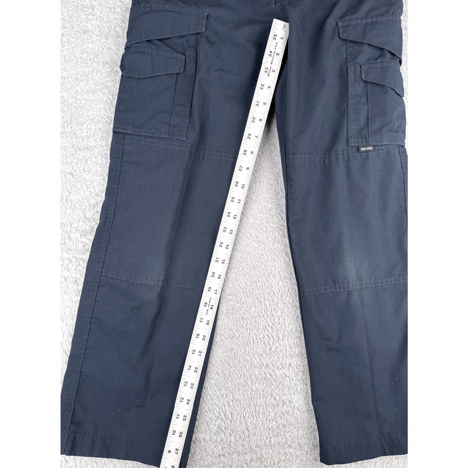 Vintage TRU-SPEC Pants Women 4 Blue Cargo Rip-Stop Poly Blend 27L Pant Size 27" / US 4 / IT 40 - 7 Thumbnail