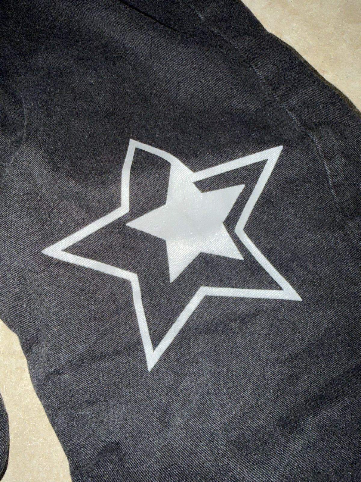 Shein Demin Jeans with stars Size US 36 / EU 52 - 4 Thumbnail