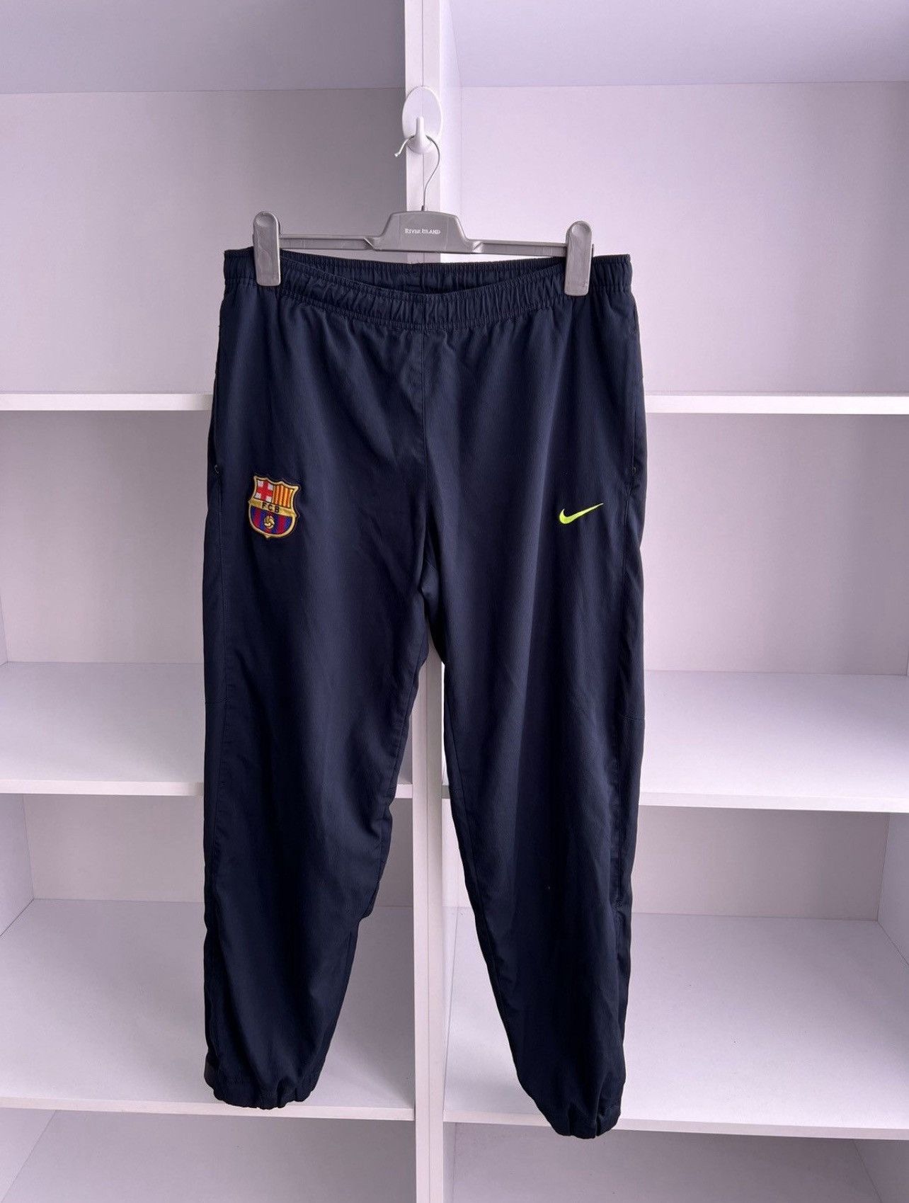 Nike Nike Pants Vintage Nike FC Barcelona Track Pants Size US 33 - 1 Thumbnail
