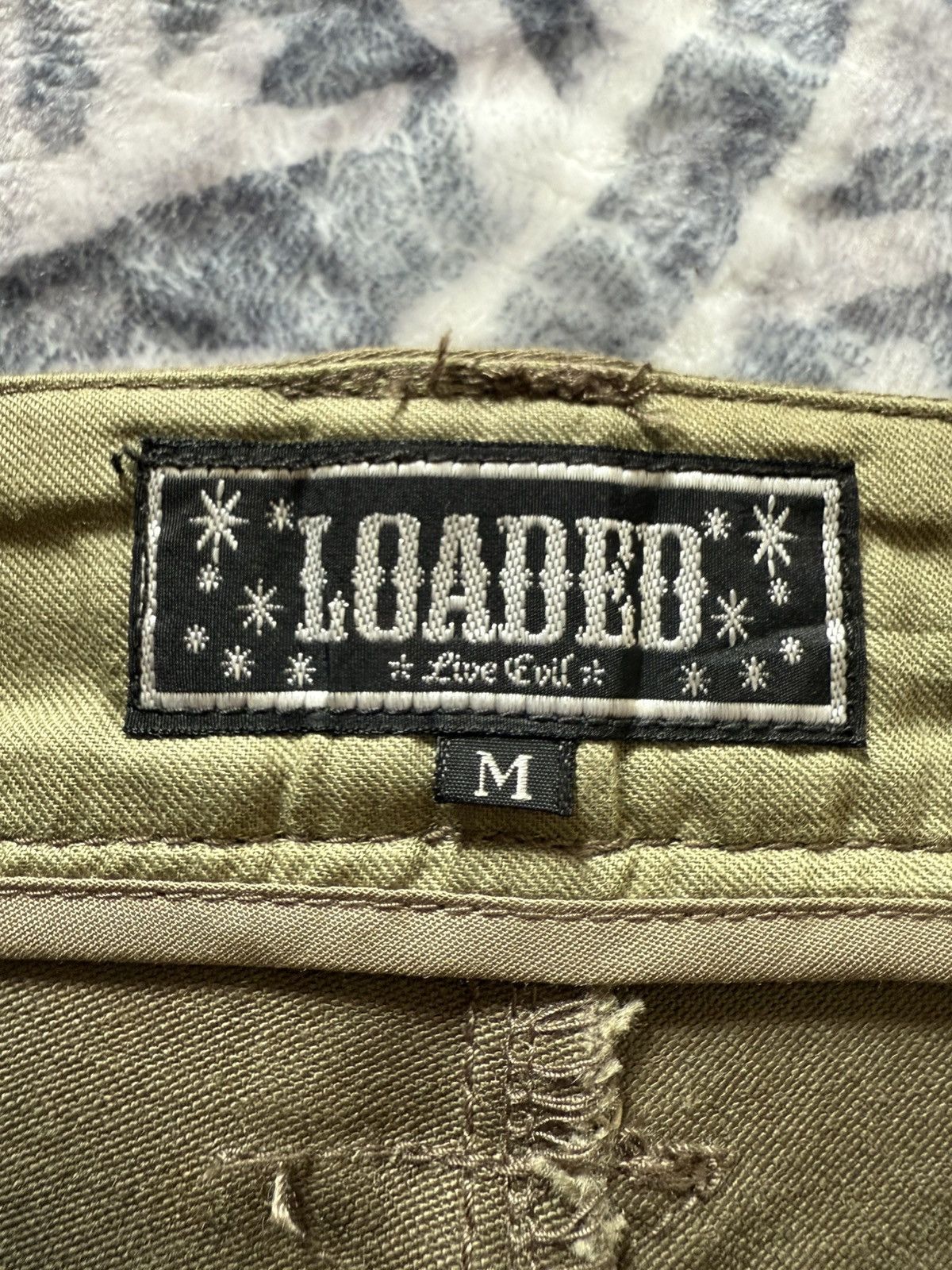 Hysteric Glamour × Japanese Brand Loaded Live Evil Flared Zip Up Ankle Cargo Pants Japan Made Size US 30 / EU 46 - 20 Thumbnail