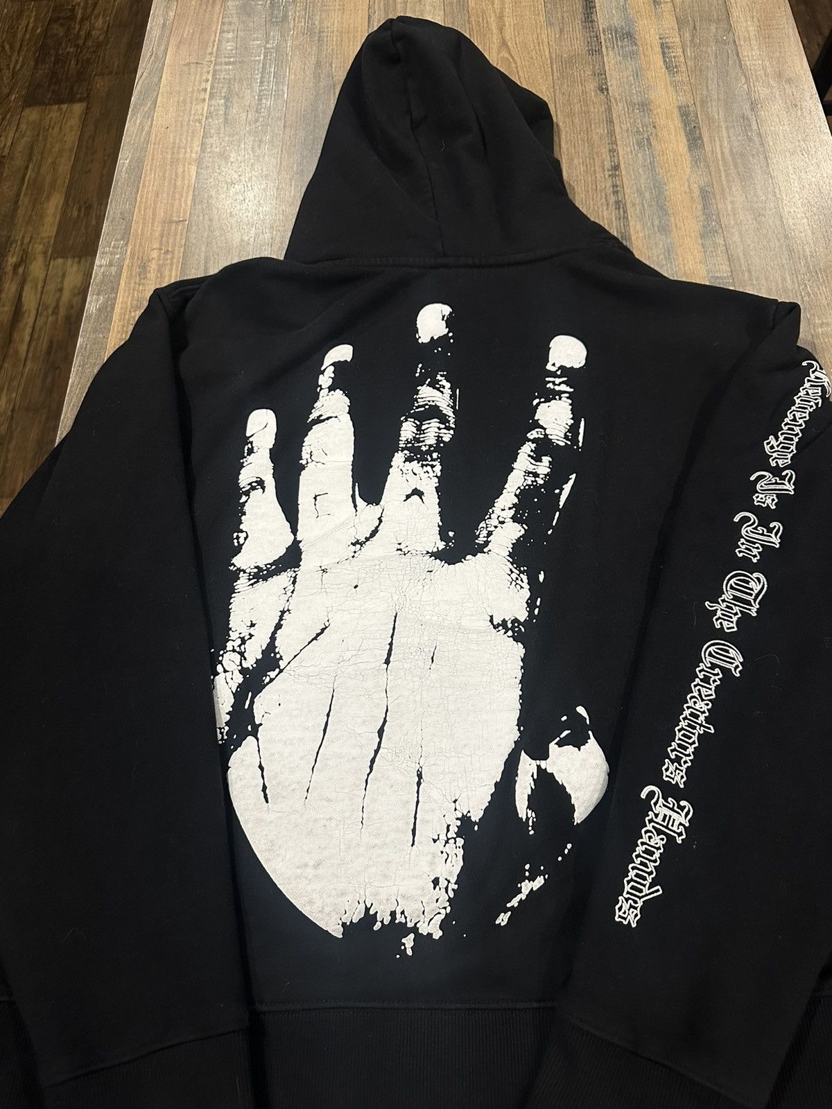 Revenge X KILL Outline Hoodie - Black/White (Size Medium) Size US M / EU 48-50 / 2 - 3 Thumbnail