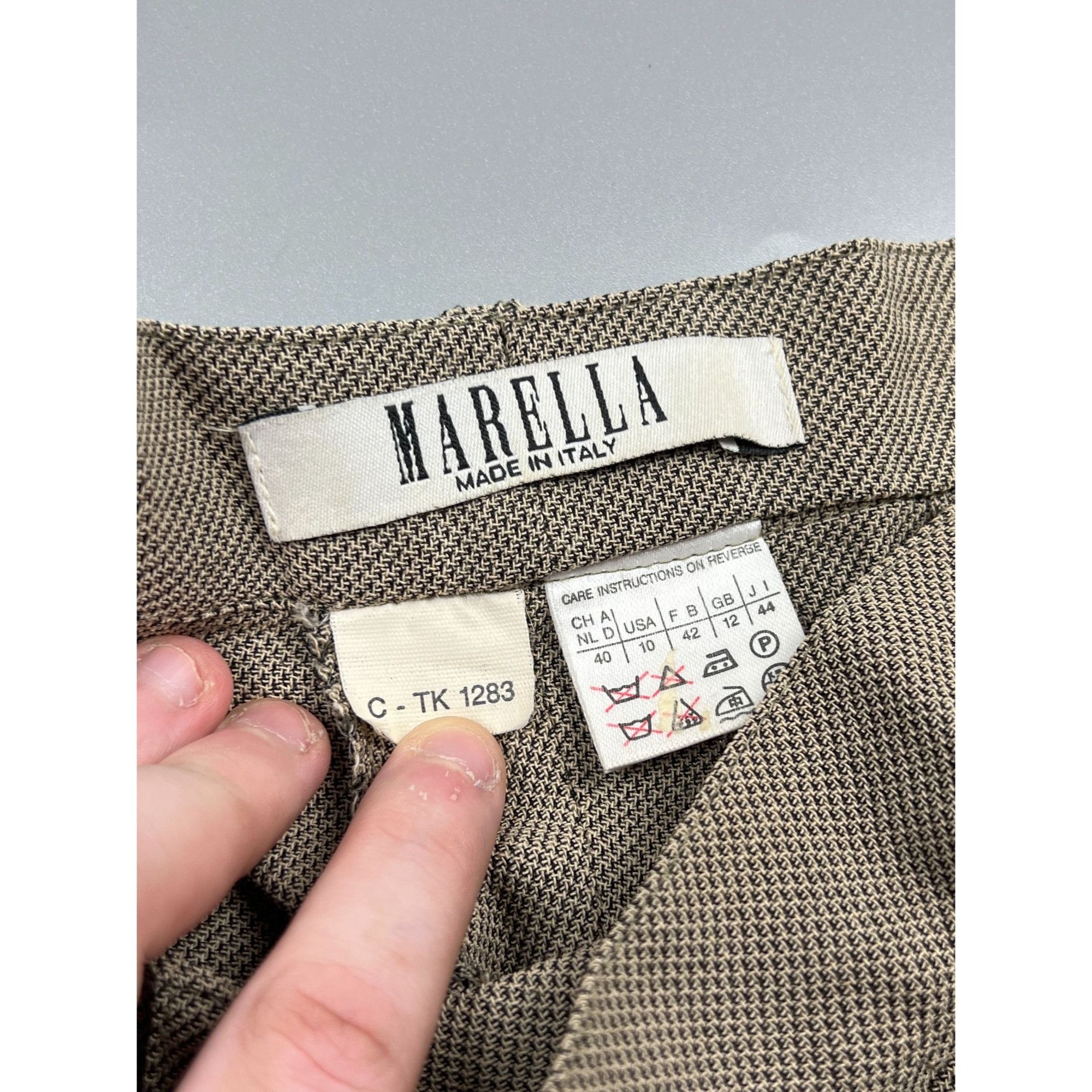 Marella Marella Knit Wool Blend Pants (Y0849) Size 30" / US 8 / IT 44 - 4 Thumbnail
