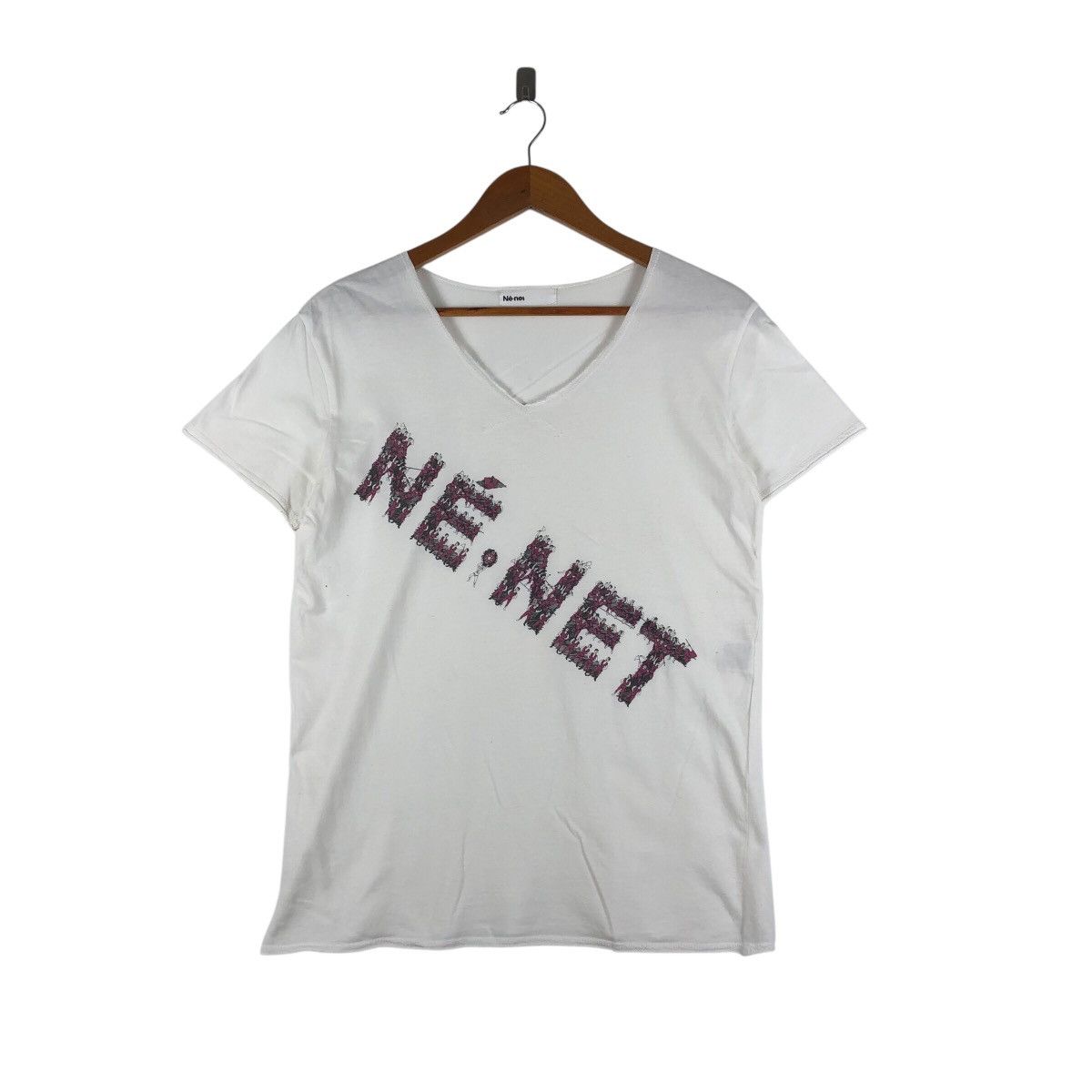 Issey Miyake NE-NET Vintage Issey Miyake V-neck Shirt Size US S / EU 44-46 / 1 - 1 Thumbnail