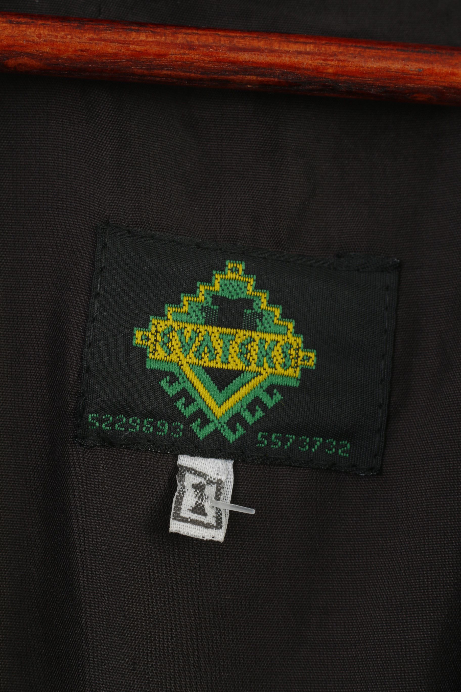 Vintage Evateks Women 1 L Jacket Bolero Black Full Zipper Puff 3698 Size L / US 10 / IT 46 - 5 Thumbnail