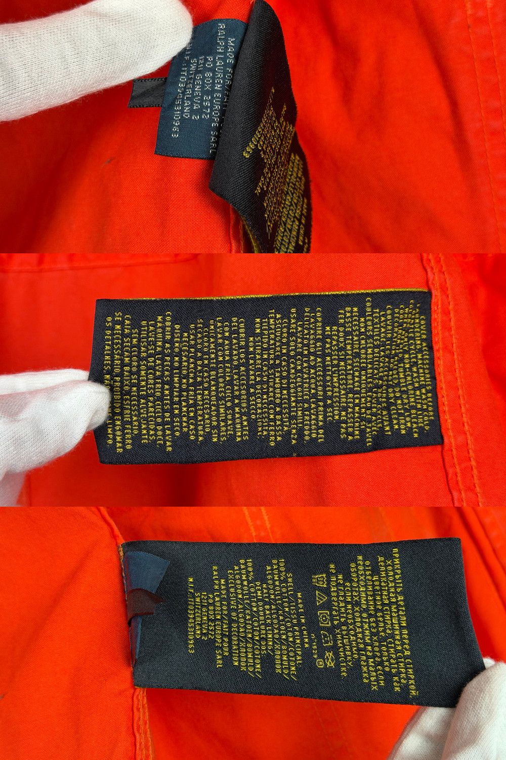Polo Ralph Lauren 12ss Polo Ralph Lauren Military Field Jacket Orange M-65 Size US M / EU 48-50 / 2 - 18 Thumbnail