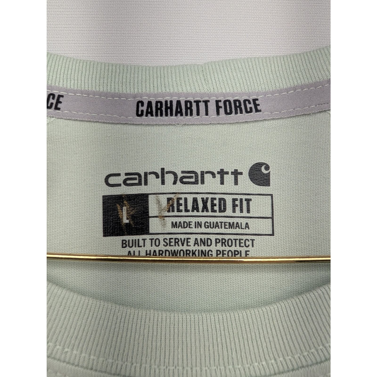 Carhartt NWT Carhartt Force Relaxed Pocket T-Shirt in Smoked Teal L Size US L / EU 52-54 / 3 - 5 Thumbnail
