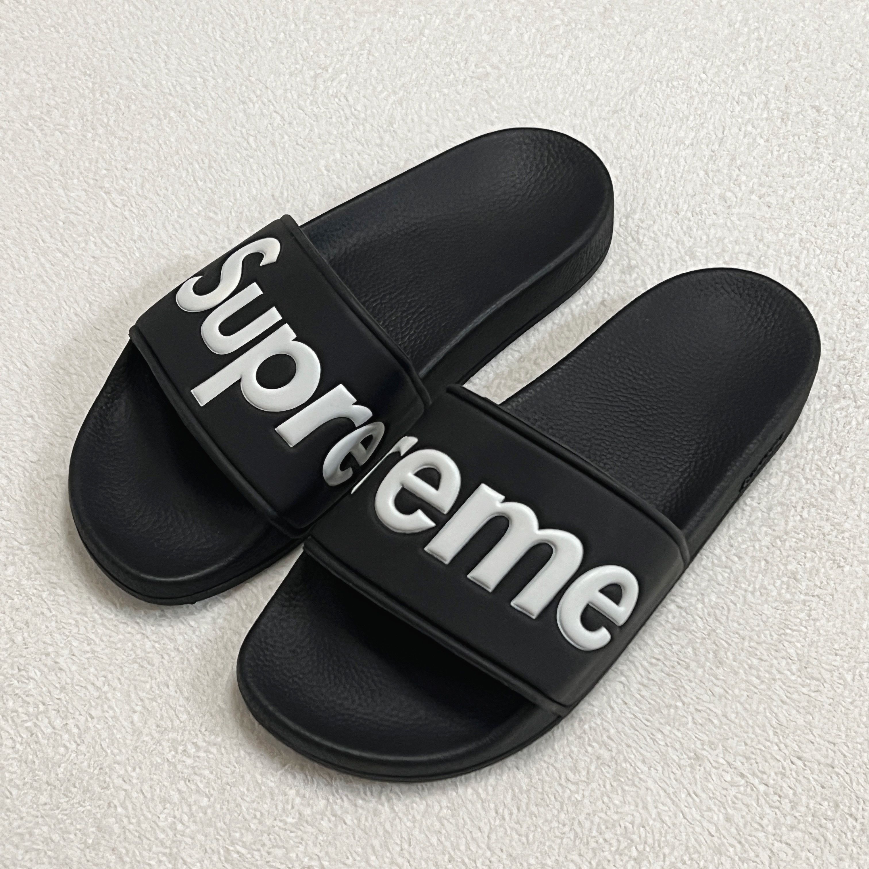 Supreme Supreme 14SS Slides Black Size US 8 / EU 41 - 2 Thumbnail