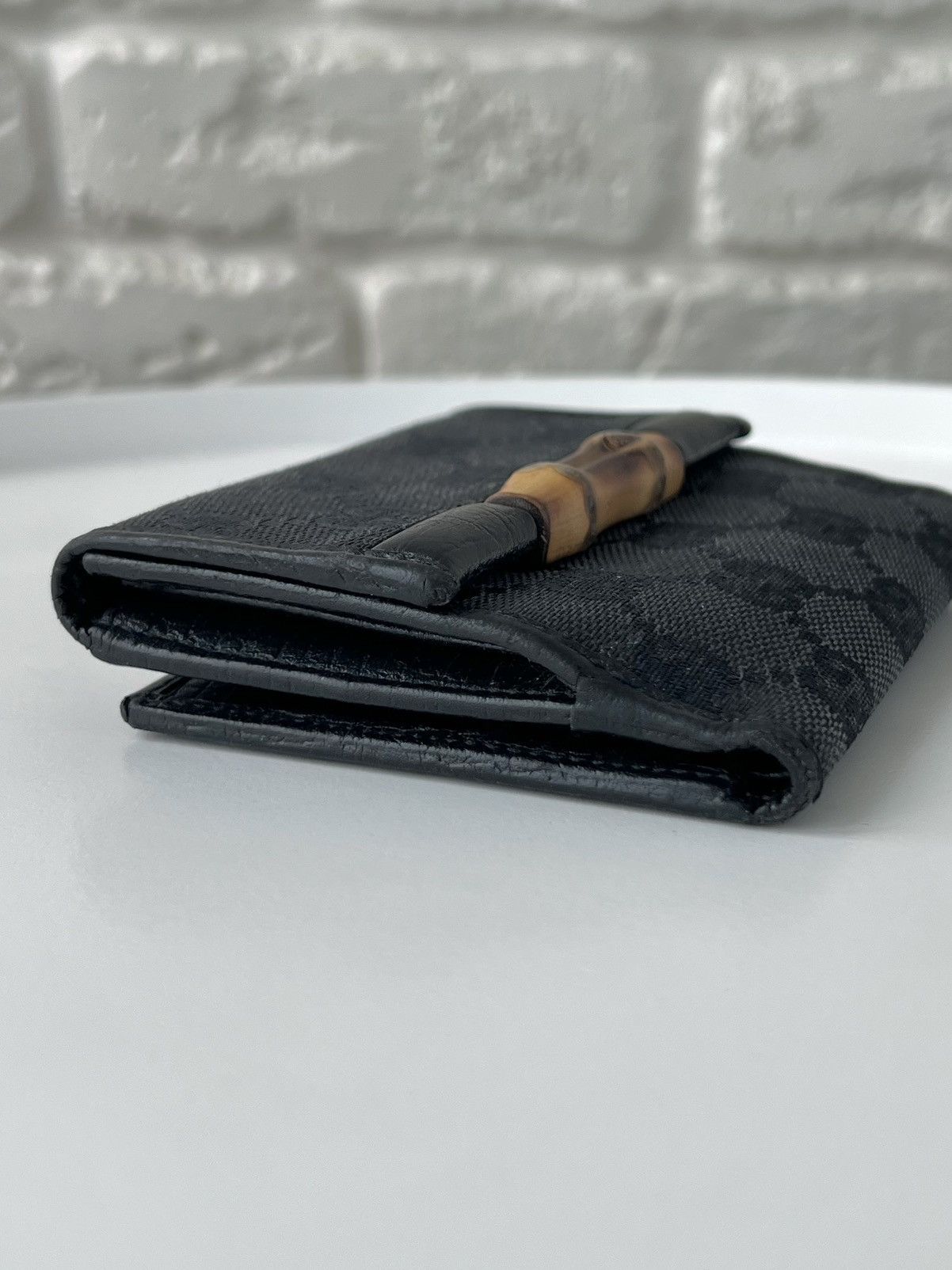 Gucci Gucci GG Monogram Bamboo Canvas/Leather Wallet Size ONE SIZE - 6 Thumbnail