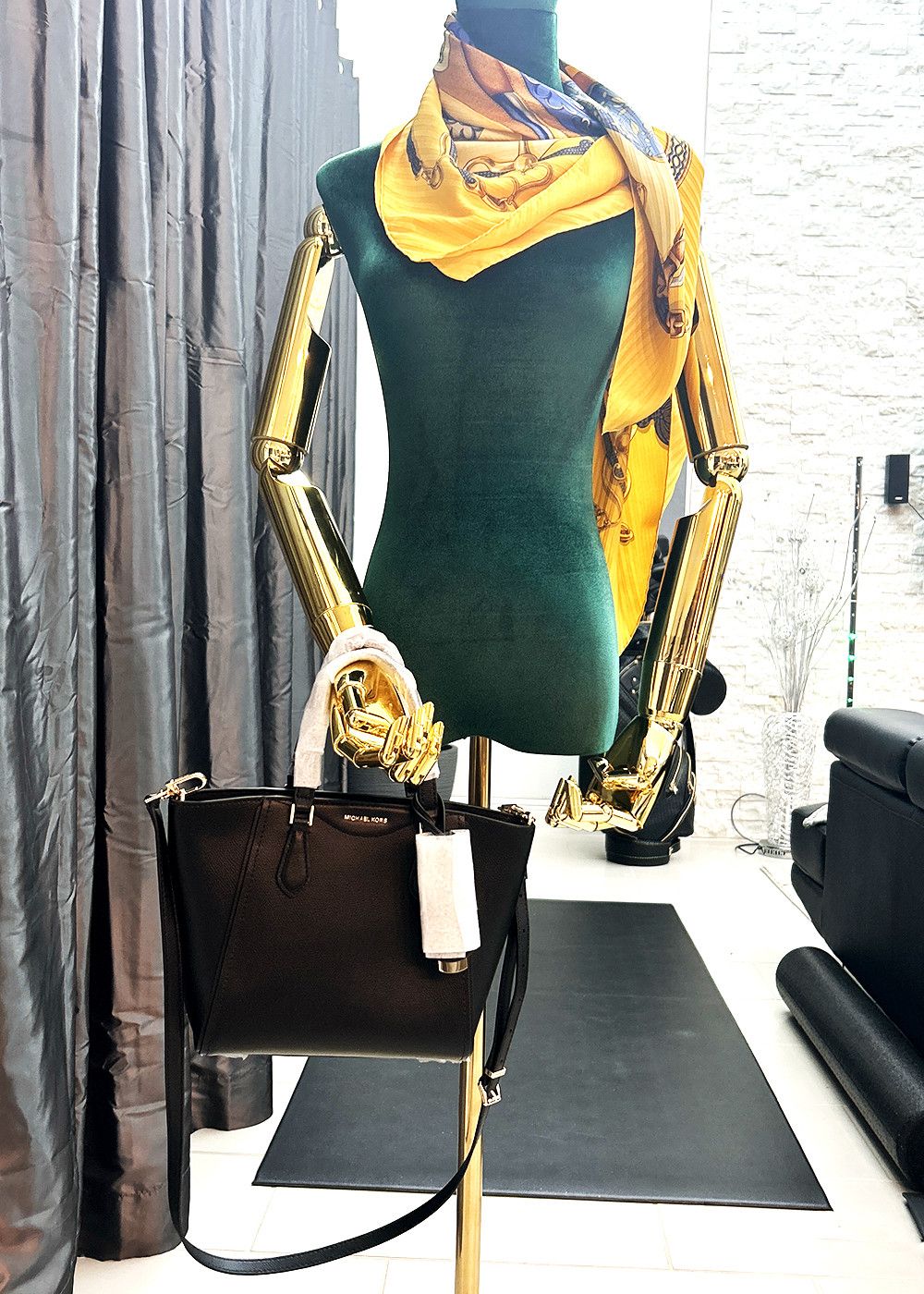 Michael Kors Michael Kors Ruthie Small Leather Bag Retail $258 Size ONE SIZE - 10 Thumbnail
