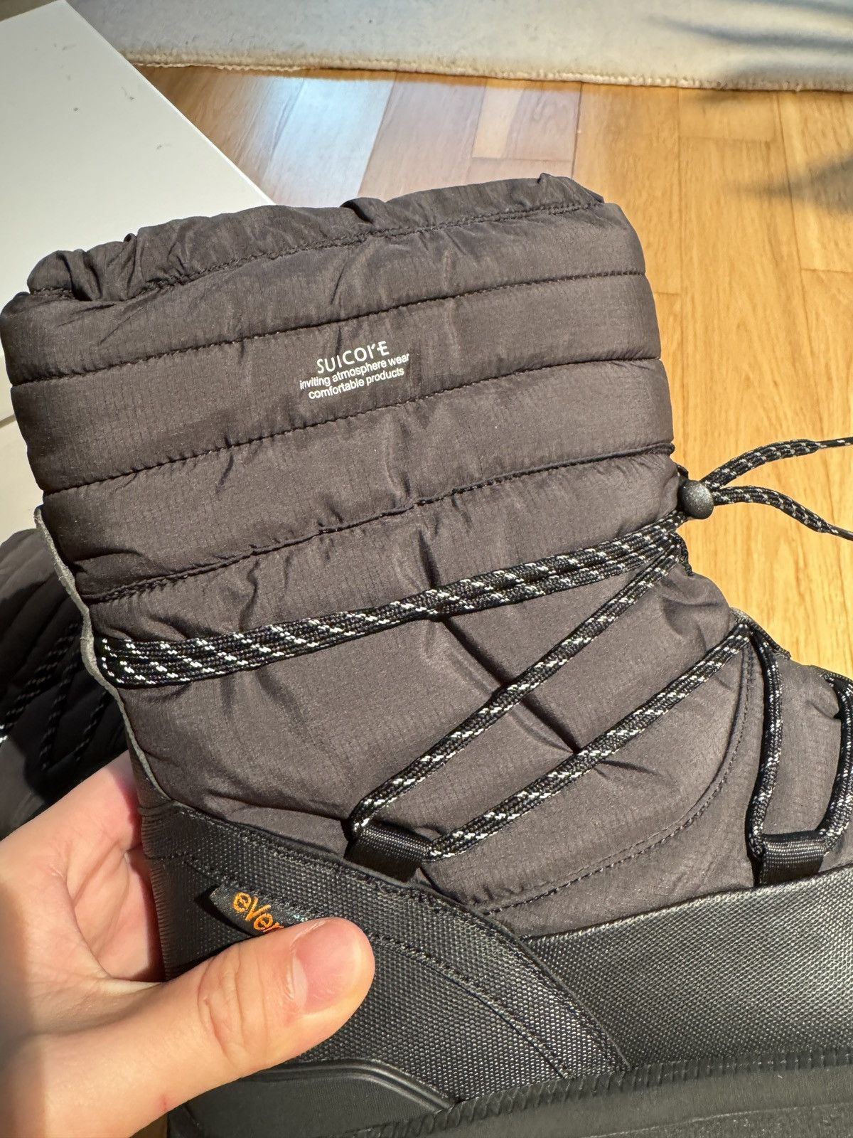 Suicoke BOWER-evab-HI-LACE Black Boots Sz9 Size US 9 / EU 42 - 4 Thumbnail