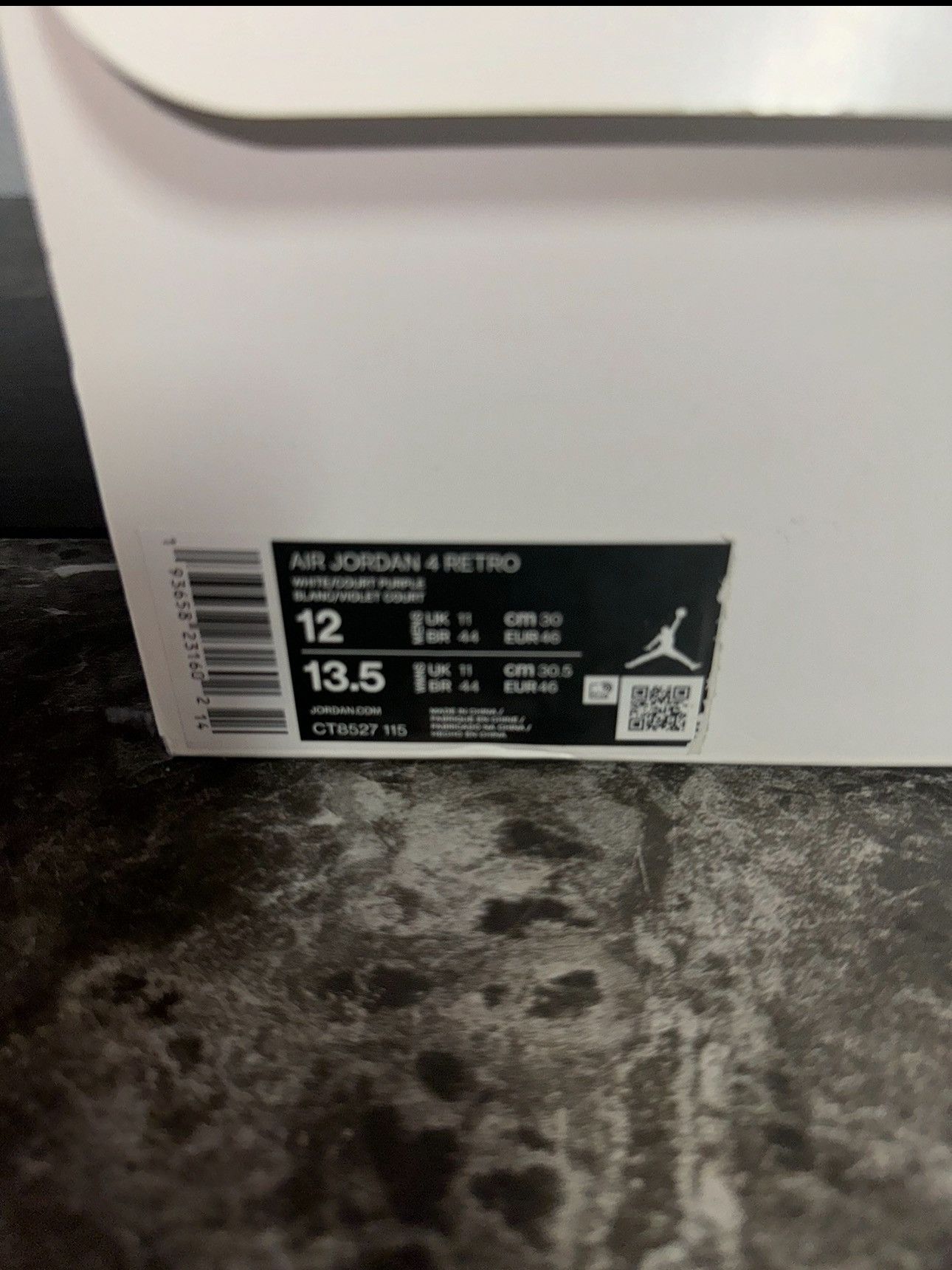 Jordan Brand Air Jordan 4 "Metallica" Purple Men’s Size 12 OG Box Size US 12 / EU 45 - 6 Thumbnail