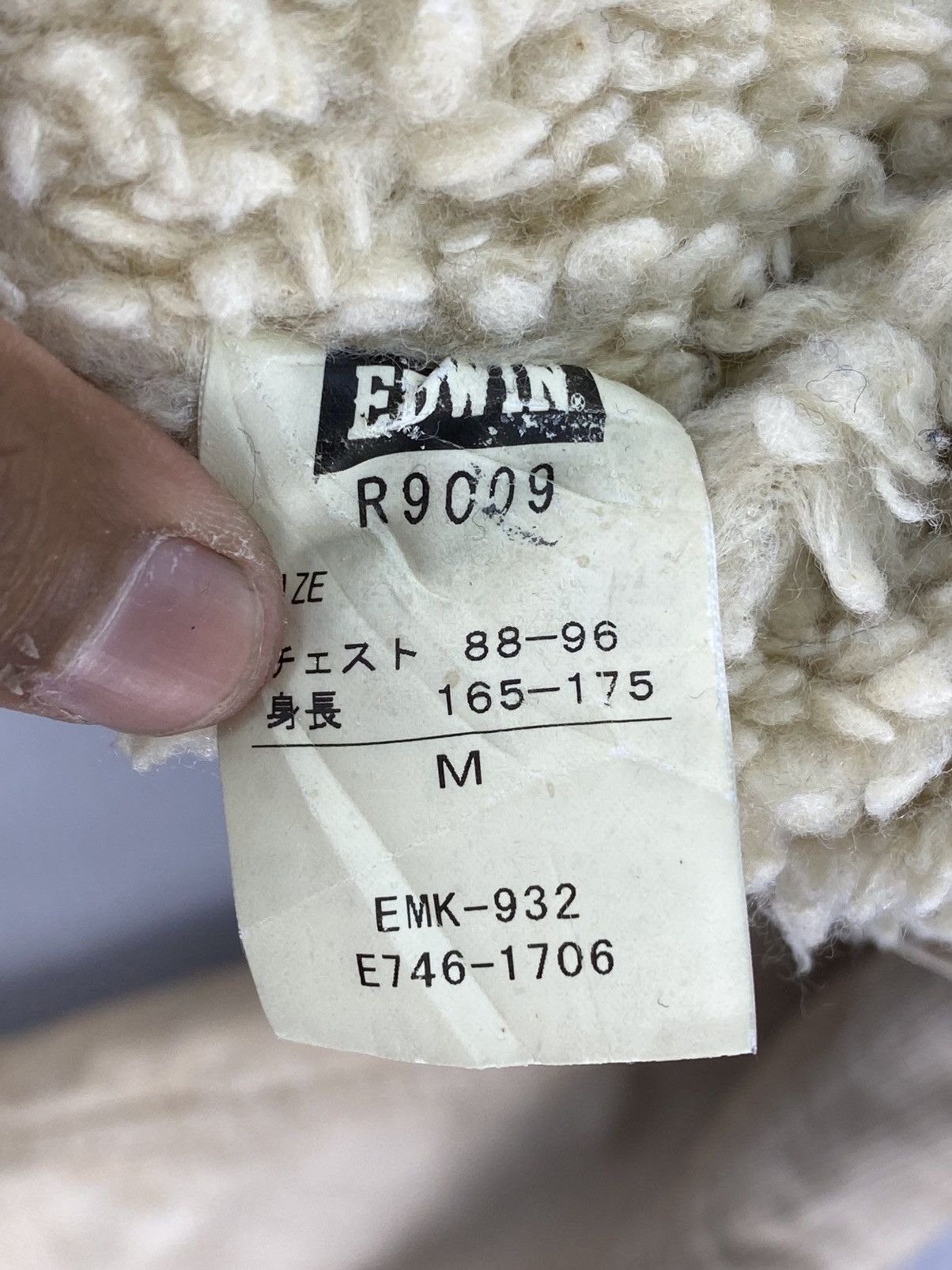 Edwin Vintage Y2K Edwin Sherpa Lining Corduroy Trucker Jacket Size US S / EU 44-46 / 1 - 13 Thumbnail