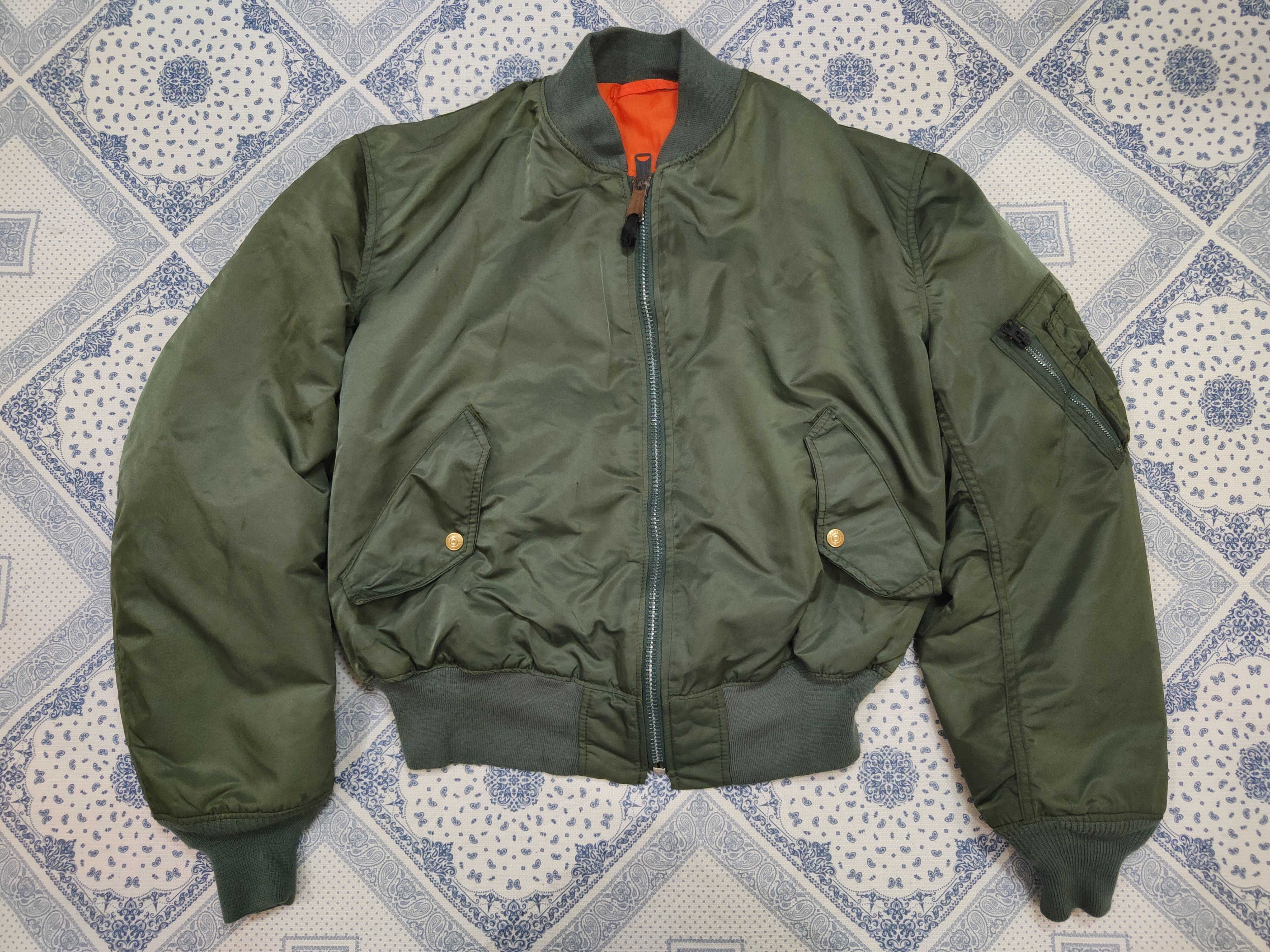 Schott Schott Flying Man MA 1 Bomber Size US L / EU 52-54 / 3 - 1 Thumbnail