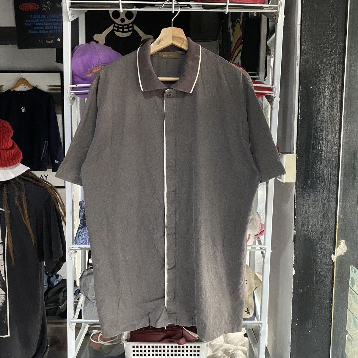 Yohji Yamamoto VINTAGE Yohji Yamamoto Y’s For Men Shirt Button Nice Design Size US XL / EU 56 / 4 - 1 Thumbnail