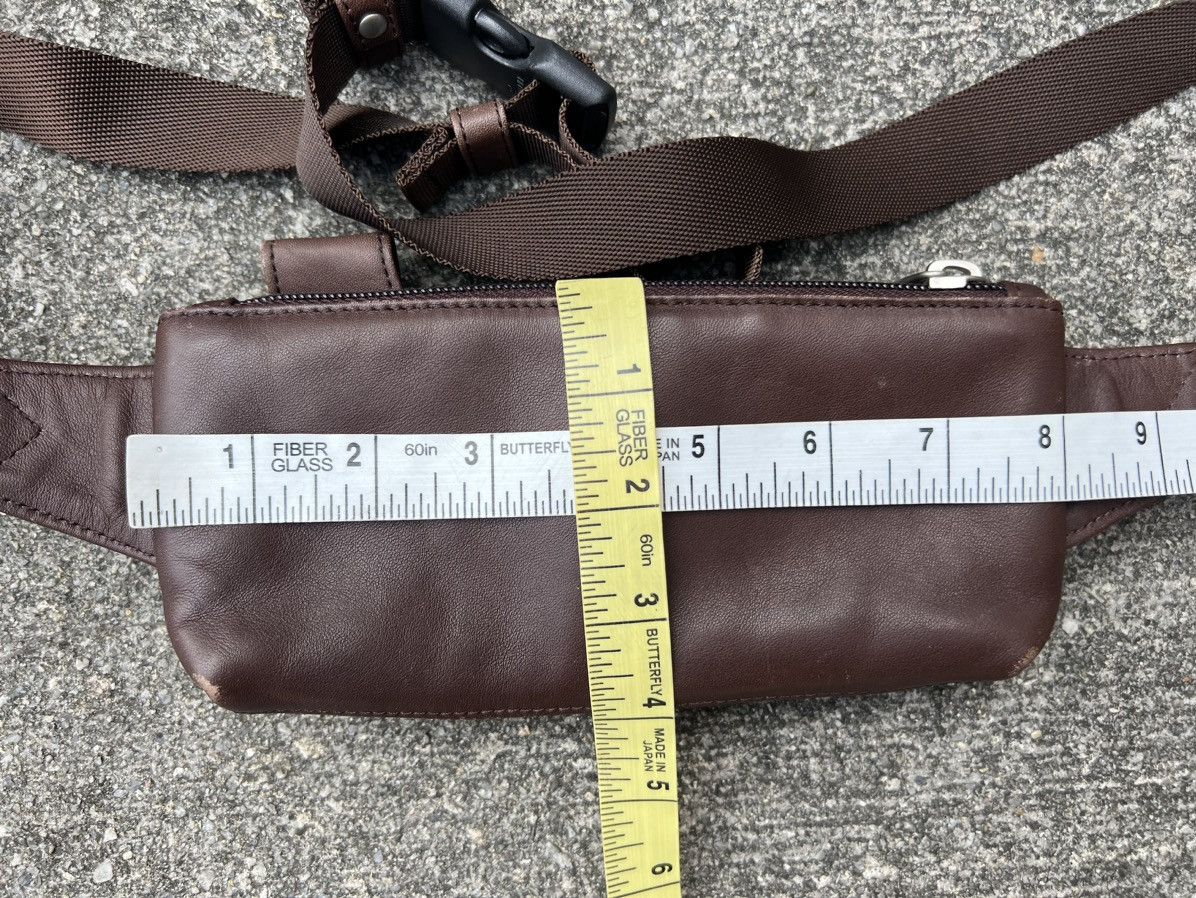 Leather VTG RONSON L.V.ARONSON Patina Brown Leather Mini Pouch Bag Size ONE SIZE - 24 Thumbnail