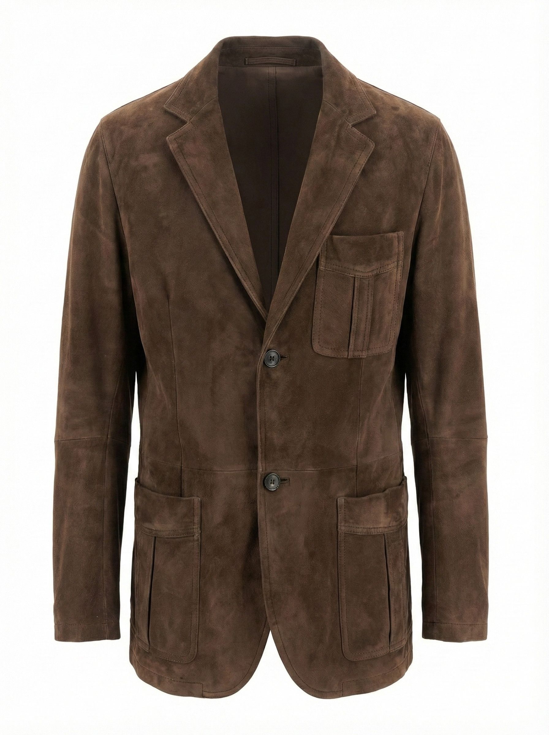 Prada CALFSKIN LEATHER JACKET Size US L / EU 52-54 / 3 - 1 Thumbnail