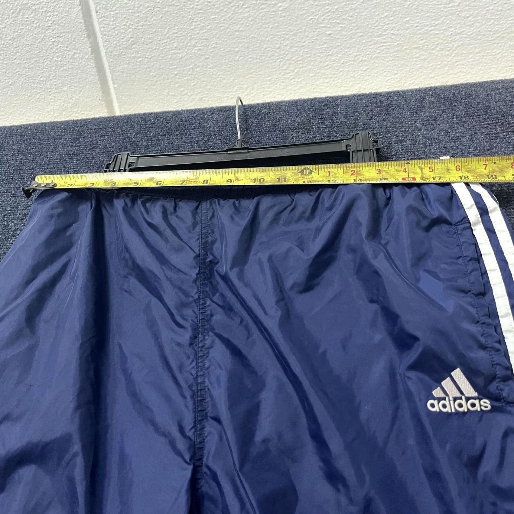 Adidas Vintage Adidas Pants Mens XL Blue 3-Stripes Track Athletic Warm Up Lined Pants Mens XL Blue 3-Stripes Track Size US 36 / EU 52 - 7 Thumbnail