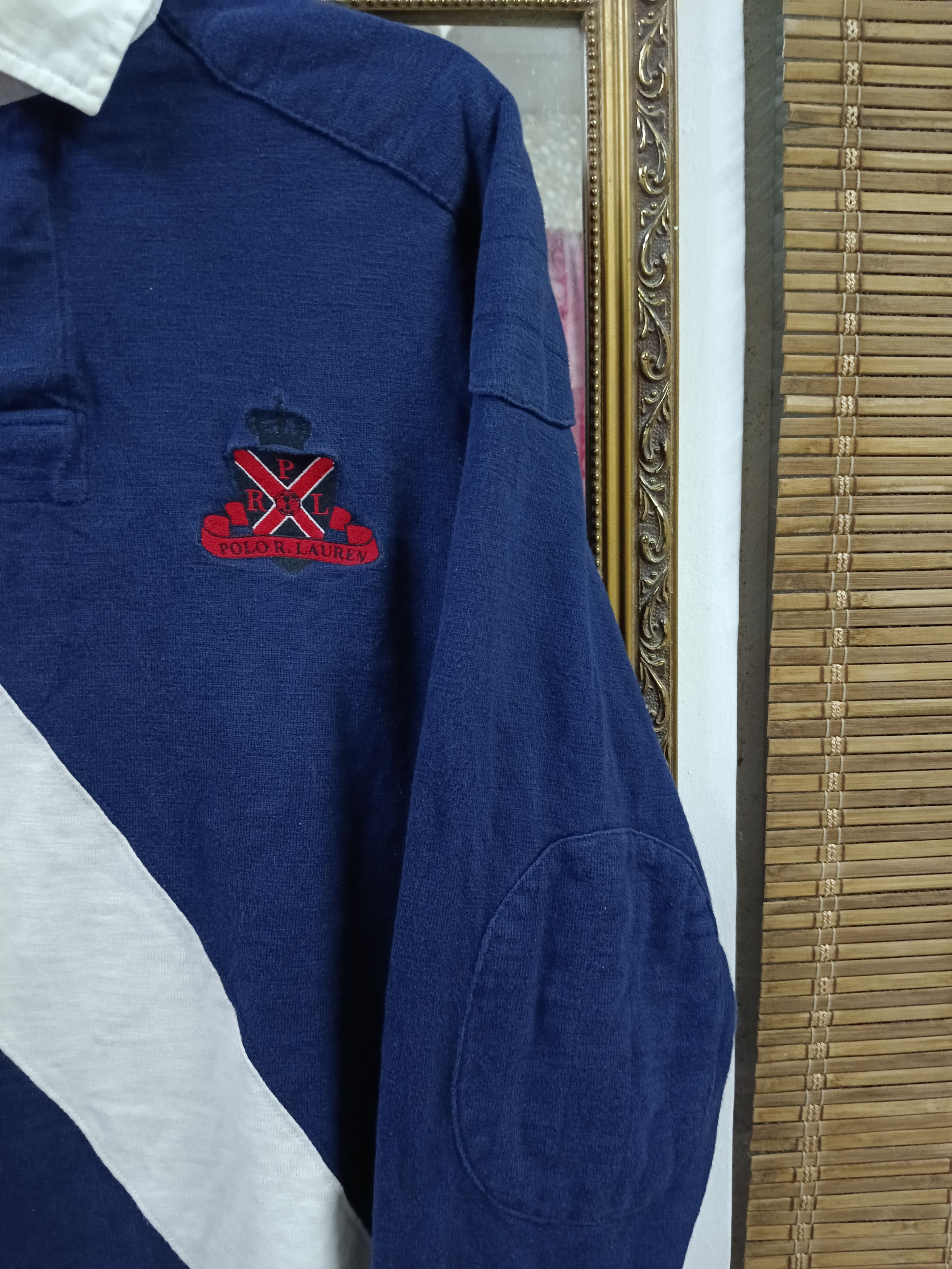 Polo Ralph Lauren × Rugby Ralph Lauren × Vintage VINTAGE 90s POLO BY RALPH LAUREN RUGBY LONG SLEEVE SHIRT Size US S / EU 44-46 / 1 - 3 Thumbnail