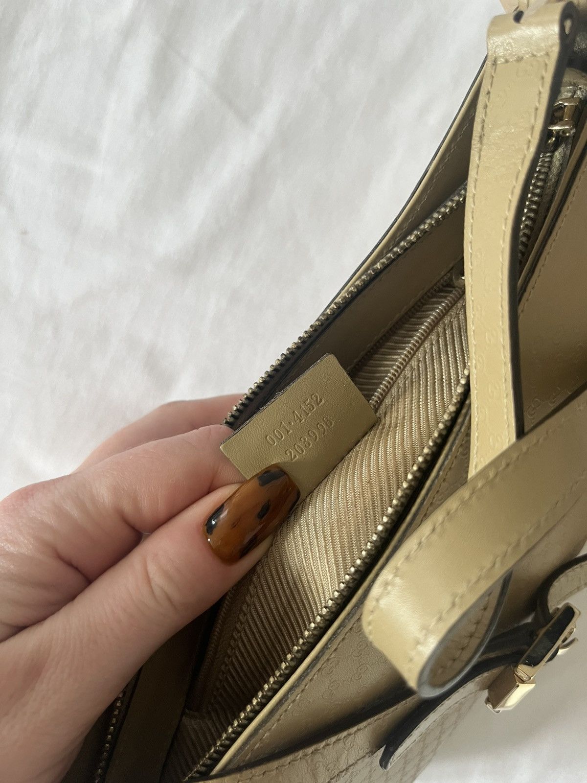 Gucci Tom Ford for Gucci Baguette Bag in GG Embossed Leather Size ONE SIZE - 10 Thumbnail