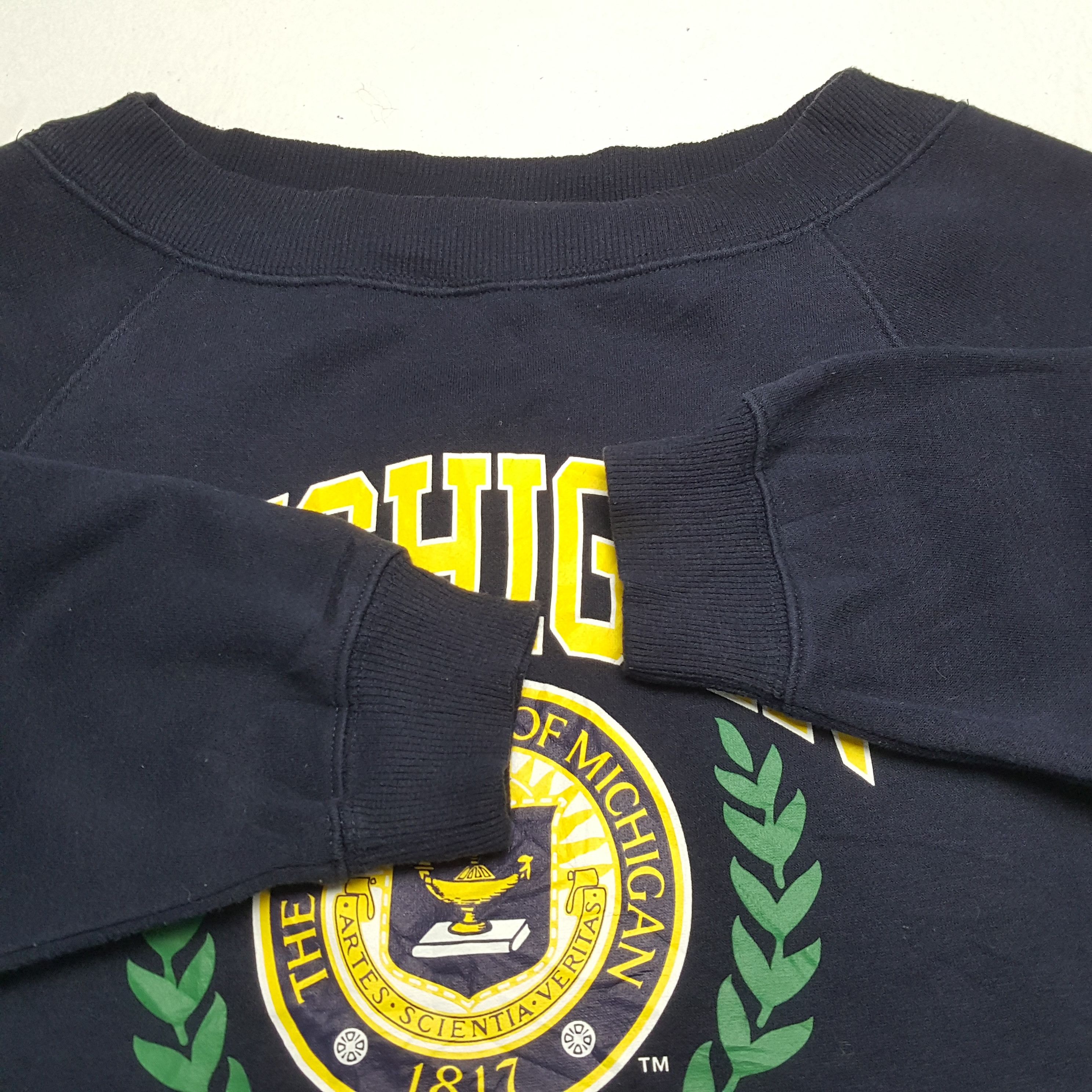 Vintage × Wolverine Vintage UNIVERSITY OF MICHIGAN WOLVERINES Promo Sweatshirts Size XS / US 0-2 / IT 36-38 - 10 Thumbnail